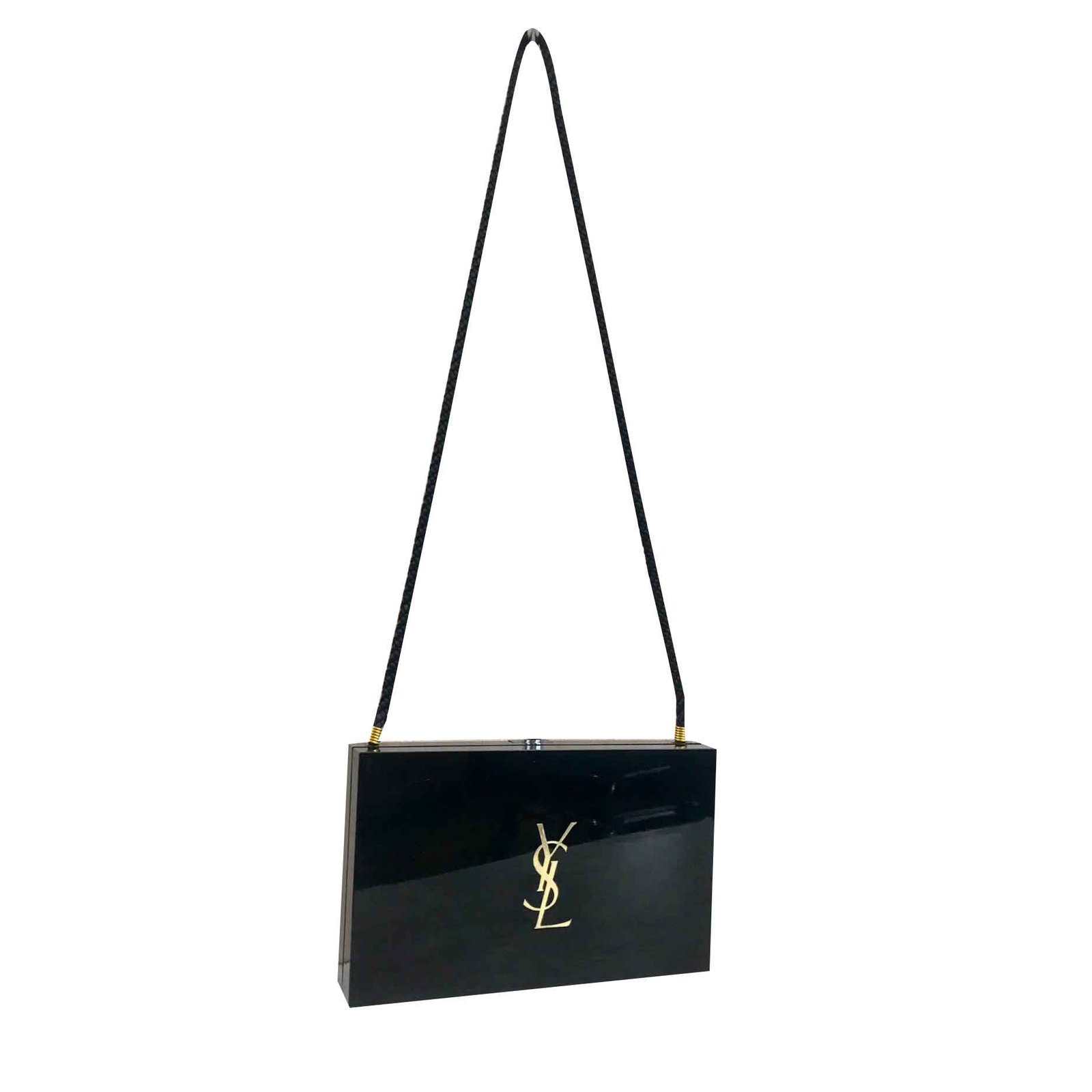 Yves Saint Laurent make-up pouch Black Plastic ref.105939 - Joli Closet