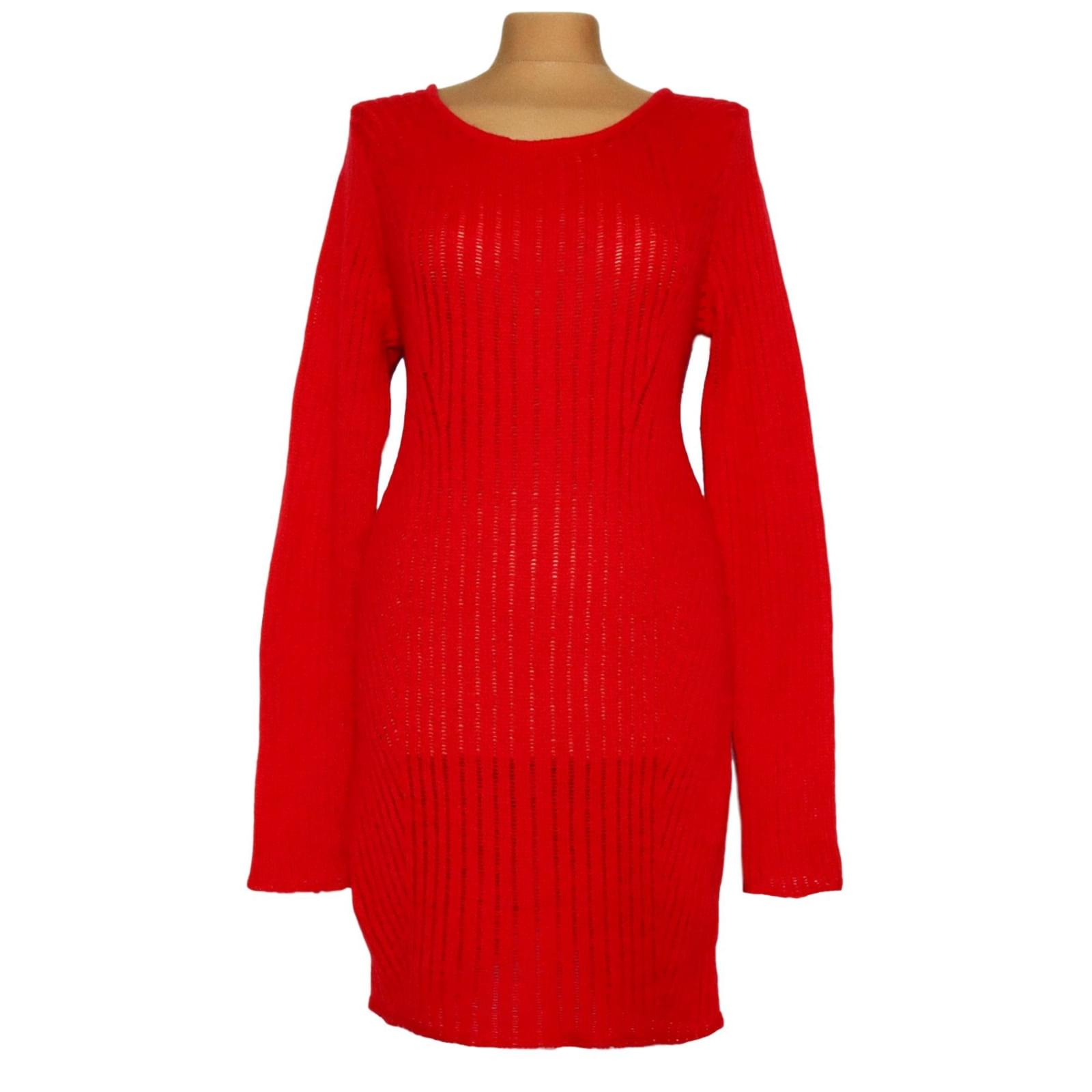 Armani Exchange Dresses Red Wool Joli Closet