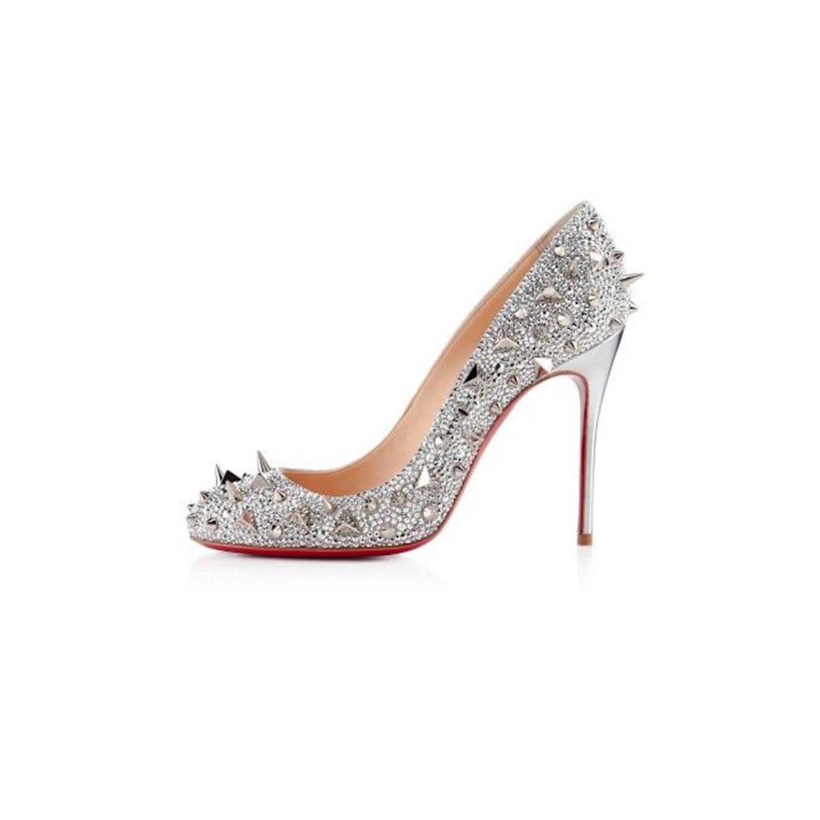 christian louboutin pumps with spikes