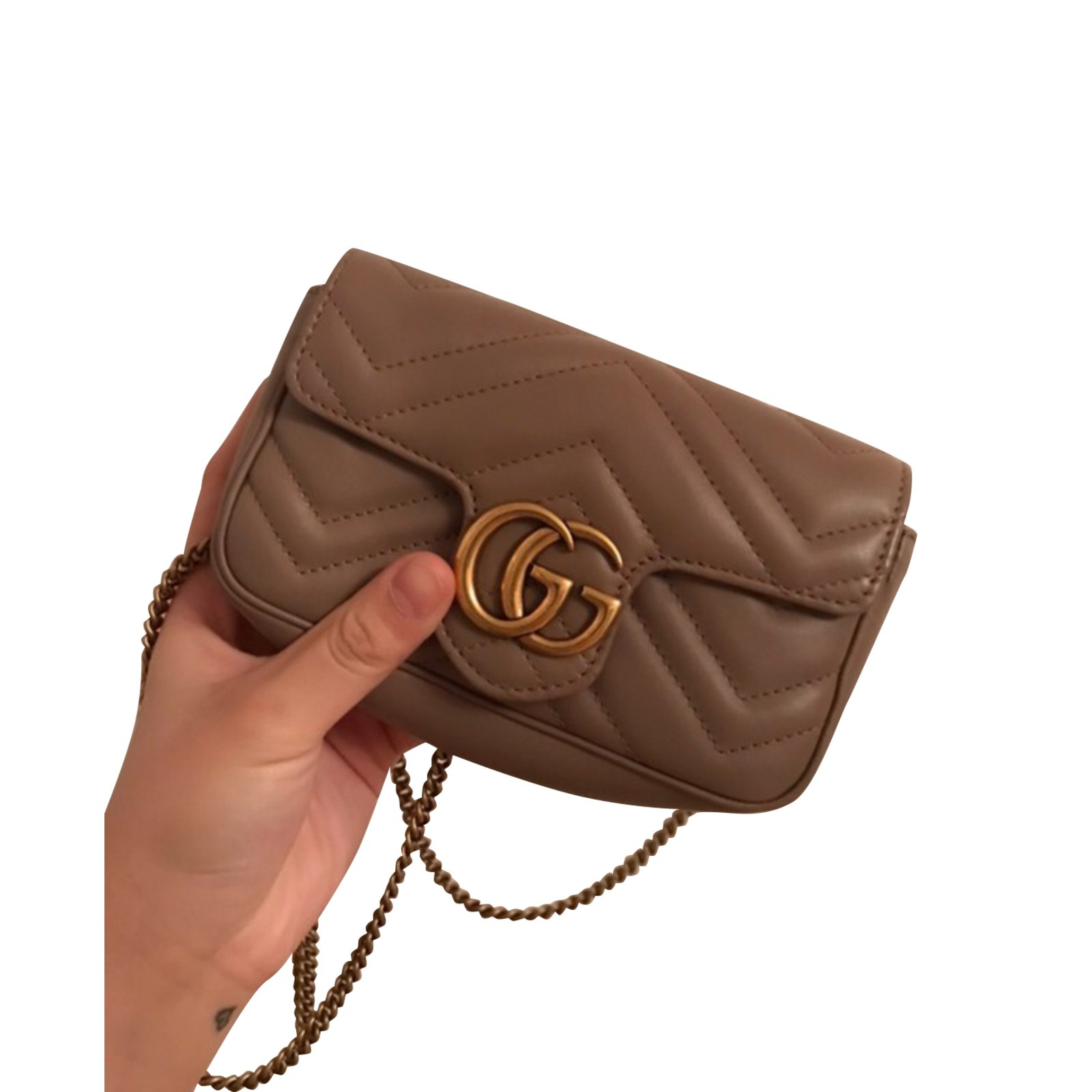 Gucci Mini marmont Handbags Leather 
