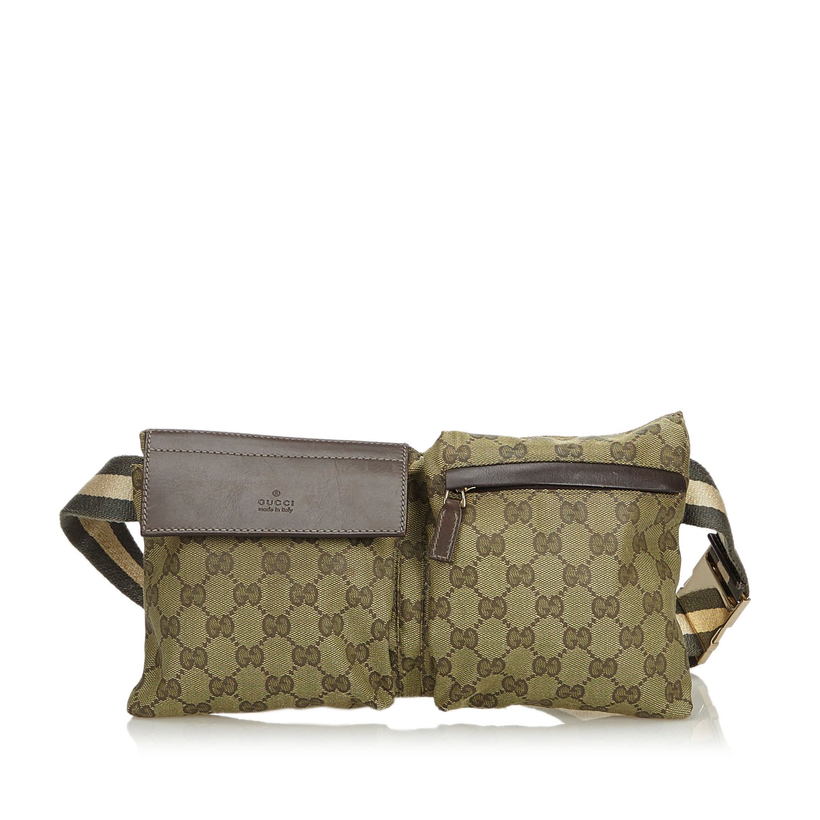 Louis Vuitton Bum Bag Sac Ceinture Brown Cloth Joli Closet