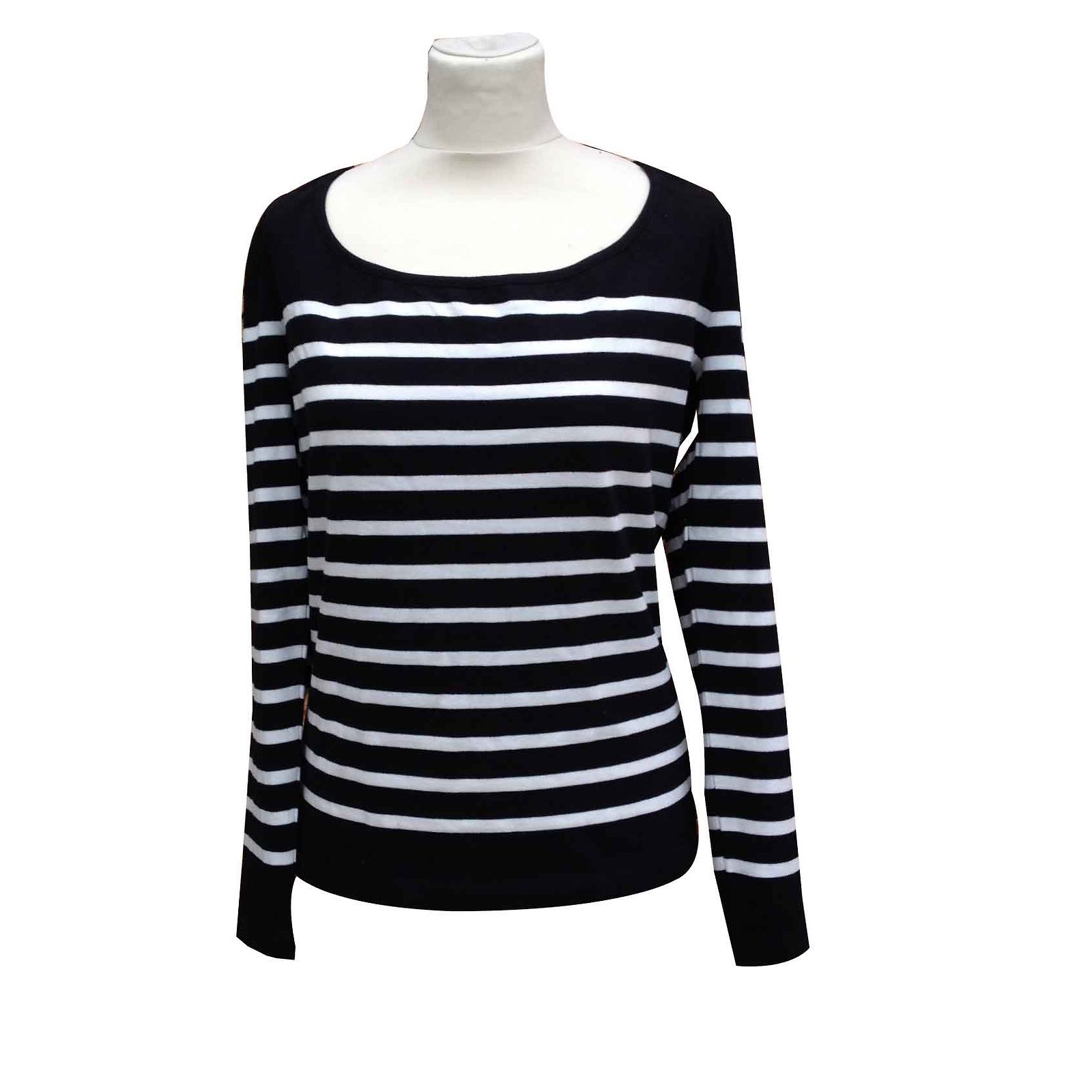 Ceinture Marinière Jean Paul Gaultier Taille 38 - Modèle Rare En Tissu écru, Occasion Réglable