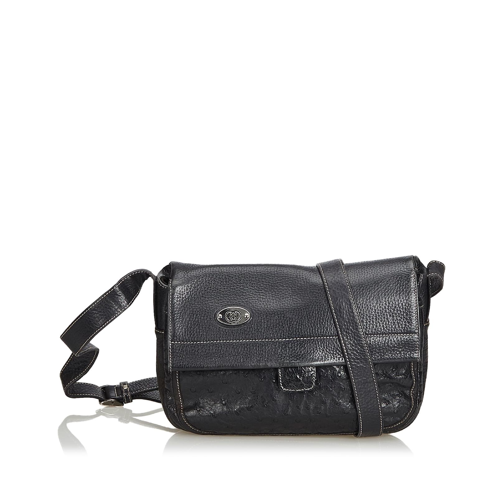 Borsa Gucci Pelle Di Struzzo Mini Borsa A Mano Gucci Bamboo 1947