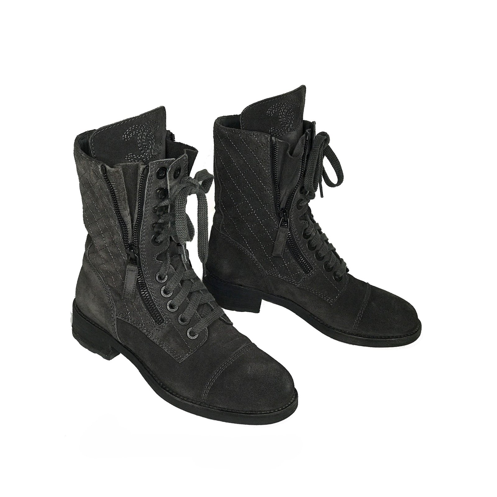 Chanel Ankle Boots Ankle Boots Suede 
