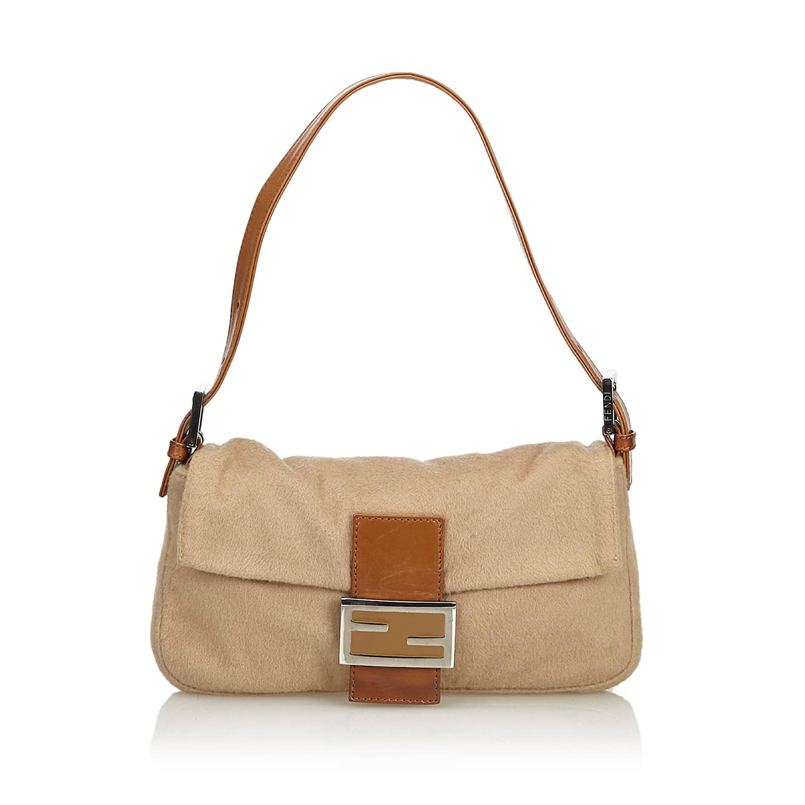 fendi wool baguette