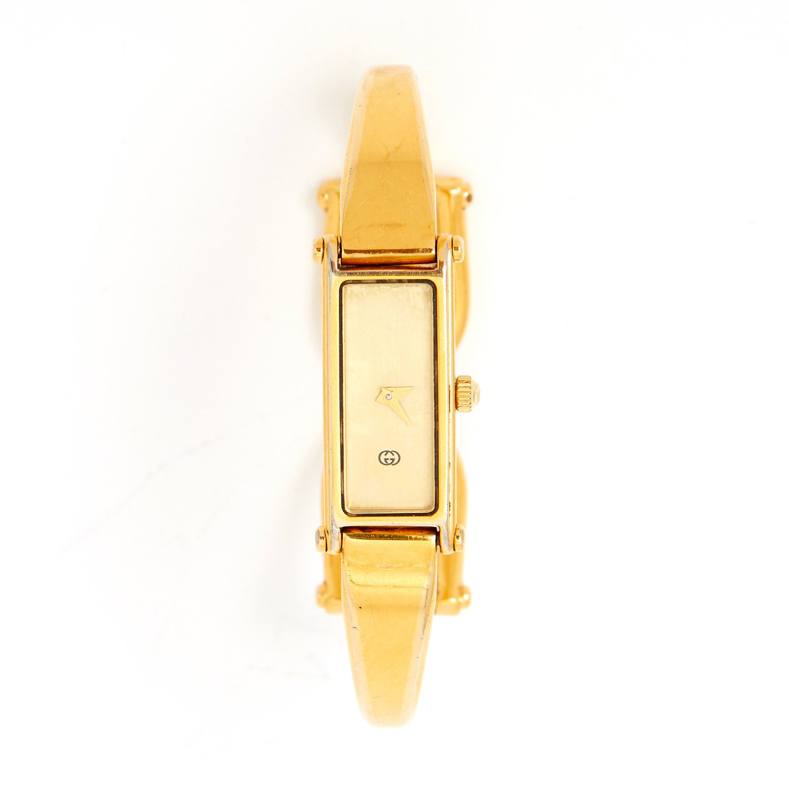 gucci golden watch