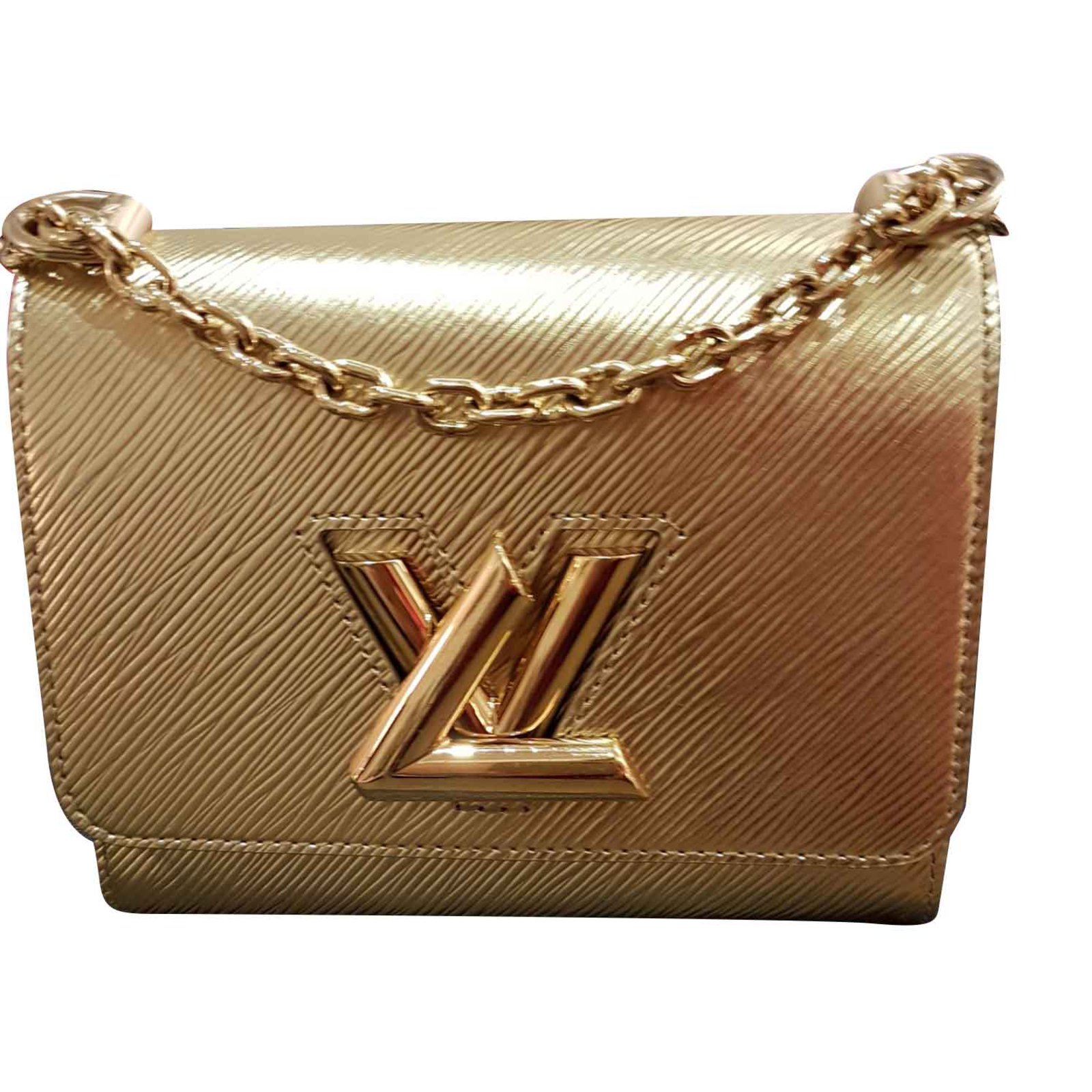 Louis Vuitton Twist PM Handbag Gold Color Hardware – EliteLaza