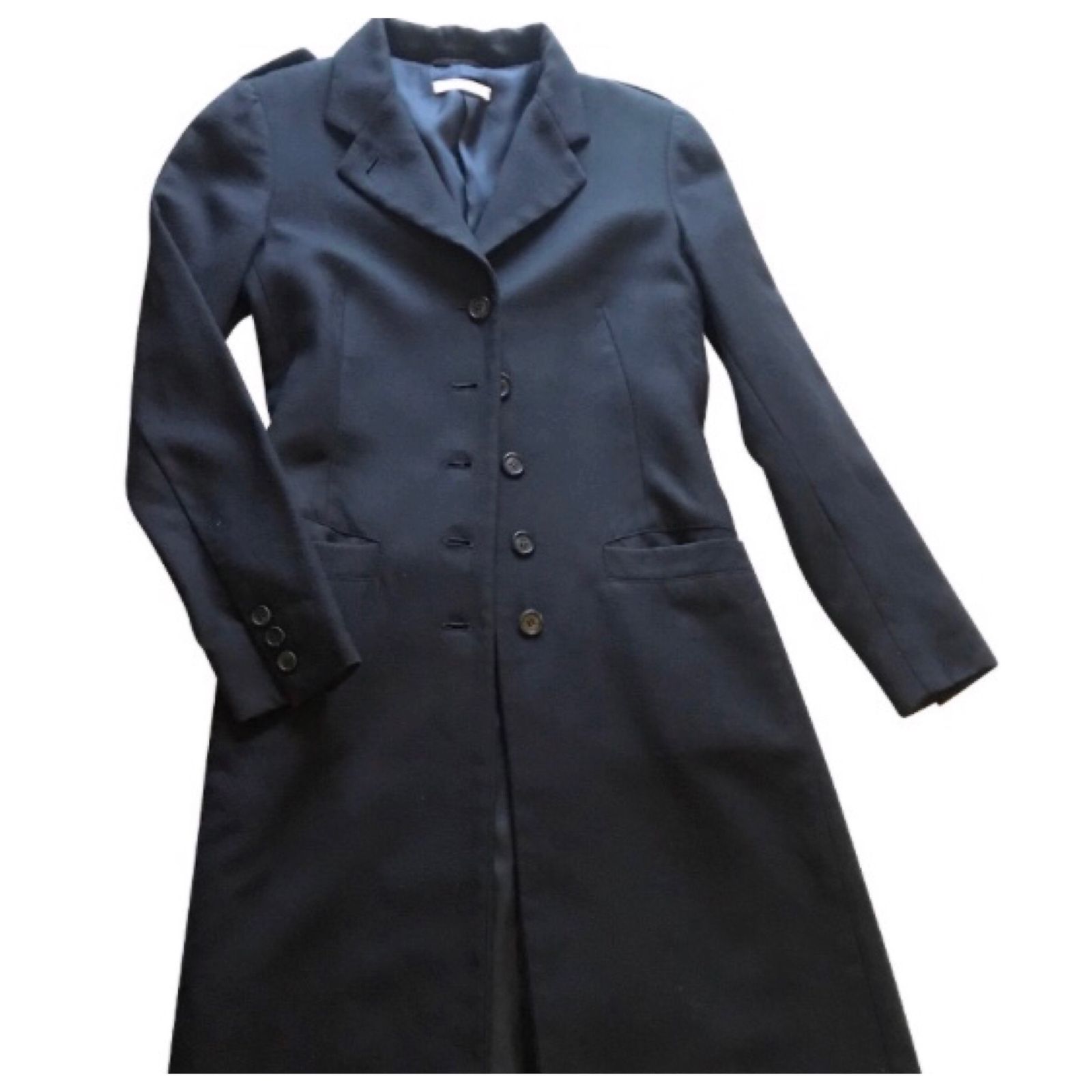 Manteau En Laine Bleu Marine La Mode Est à Vous Taille 42 - Occasion En Très Bon état