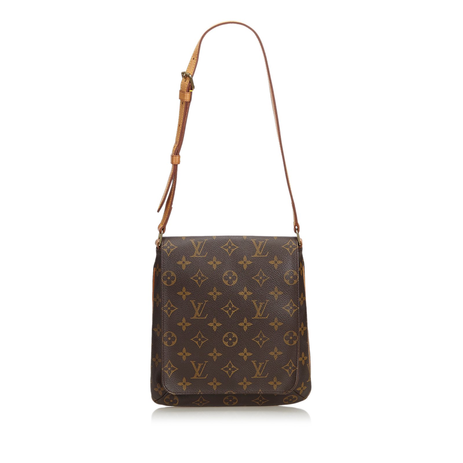 Louis Vuitton Musette Salsa Short Strap Brown Cloth ref.833730