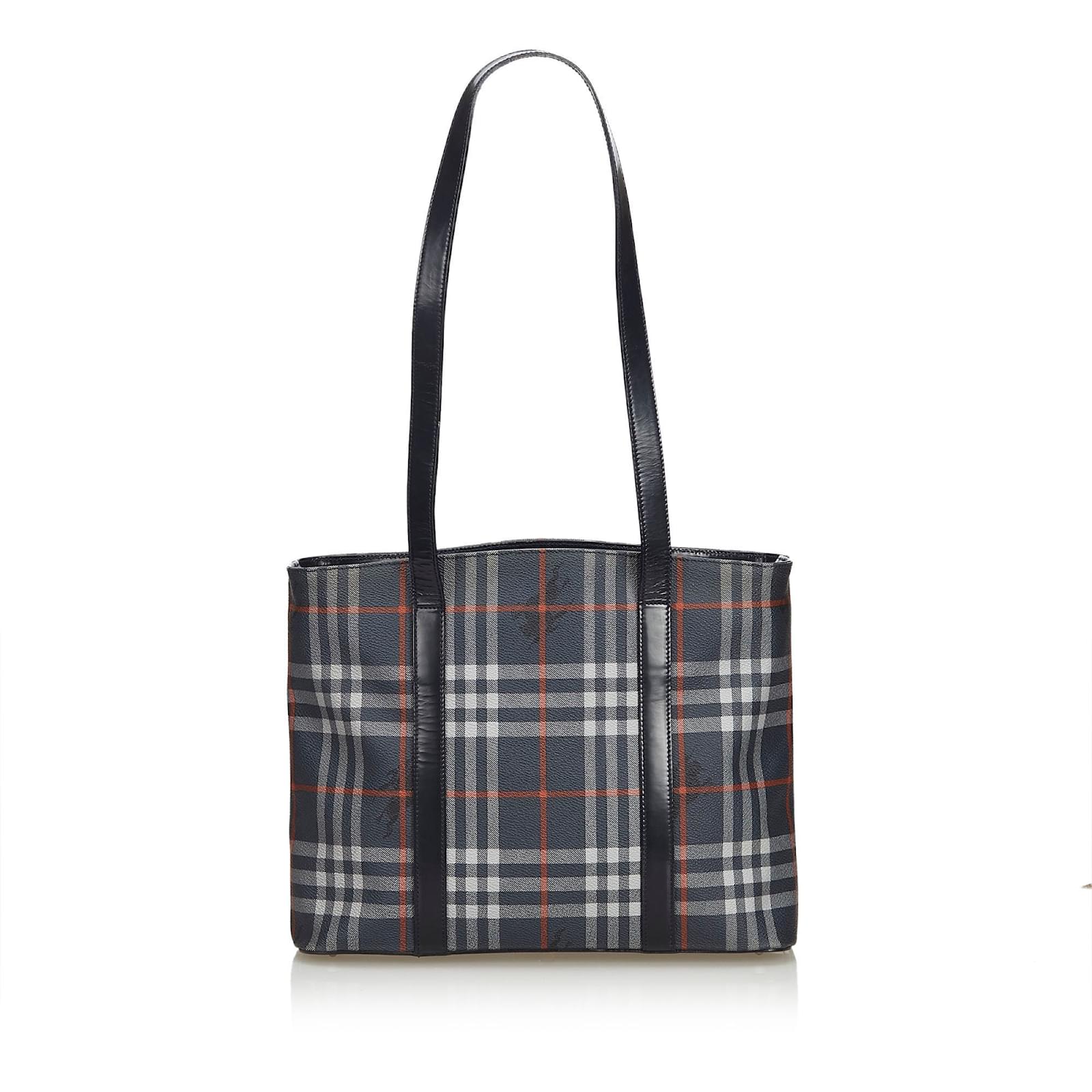 burberry tote plaid