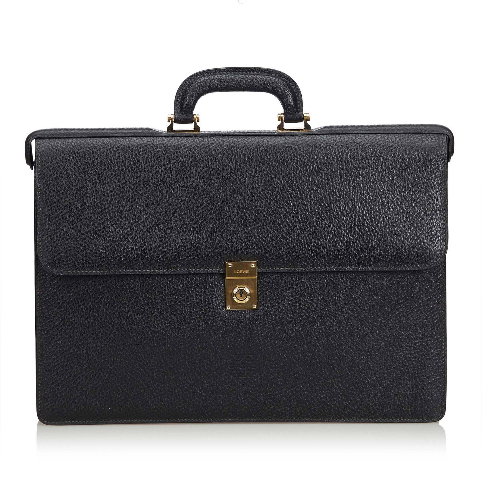 Loewe Leder Business Tasche Taschen Aktentaschen Leder Andere Schwarz Ref Joli Closet