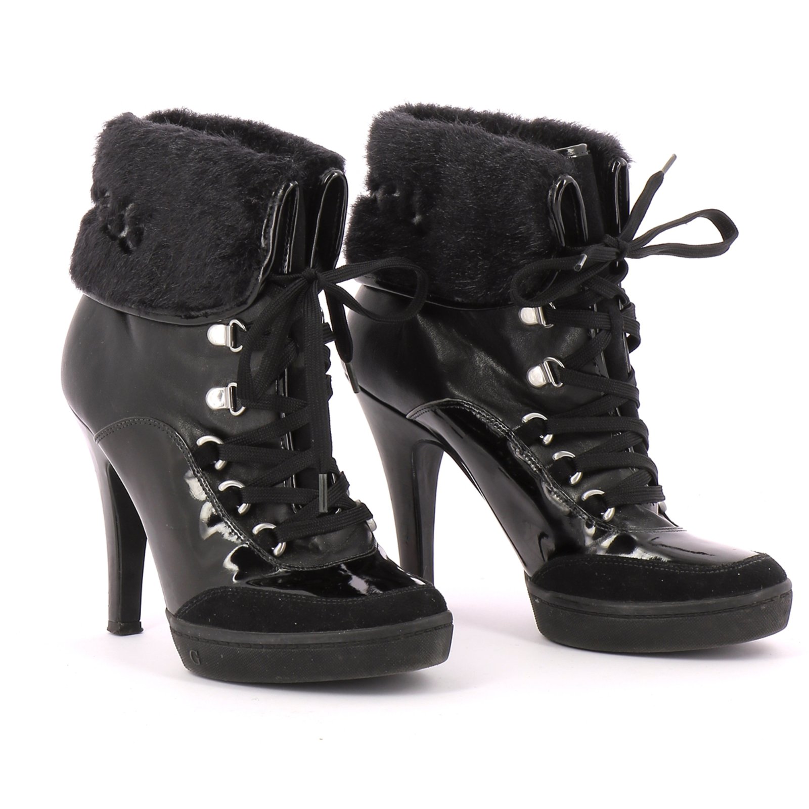 guess black ankle boots cheap 8bbfe ca0d8