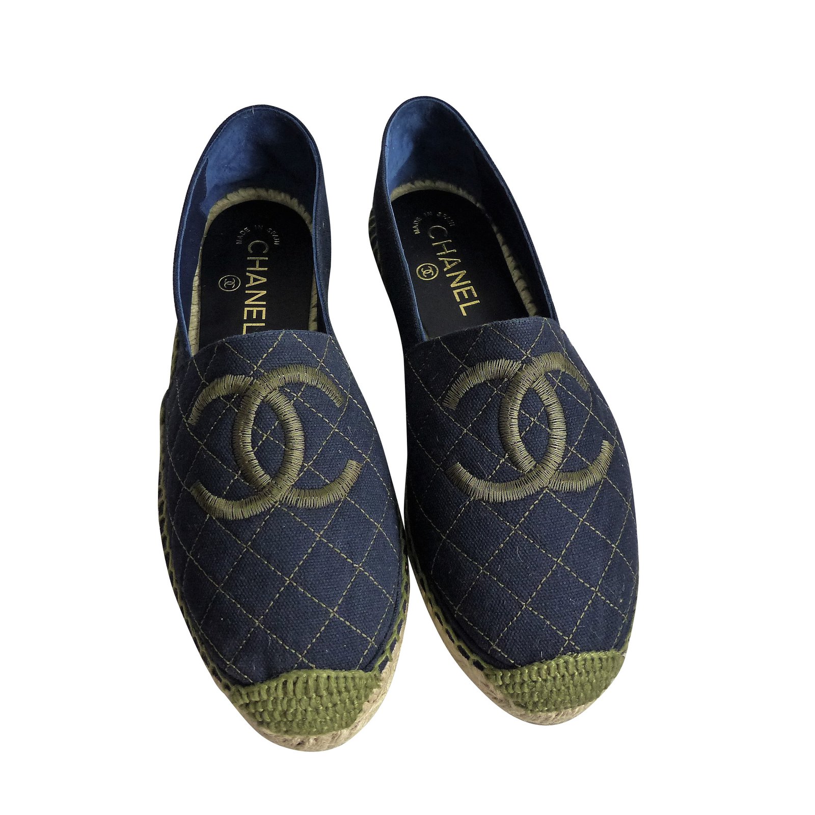 Chanel Espadrilles Blue ref.110355 - Joli Closet