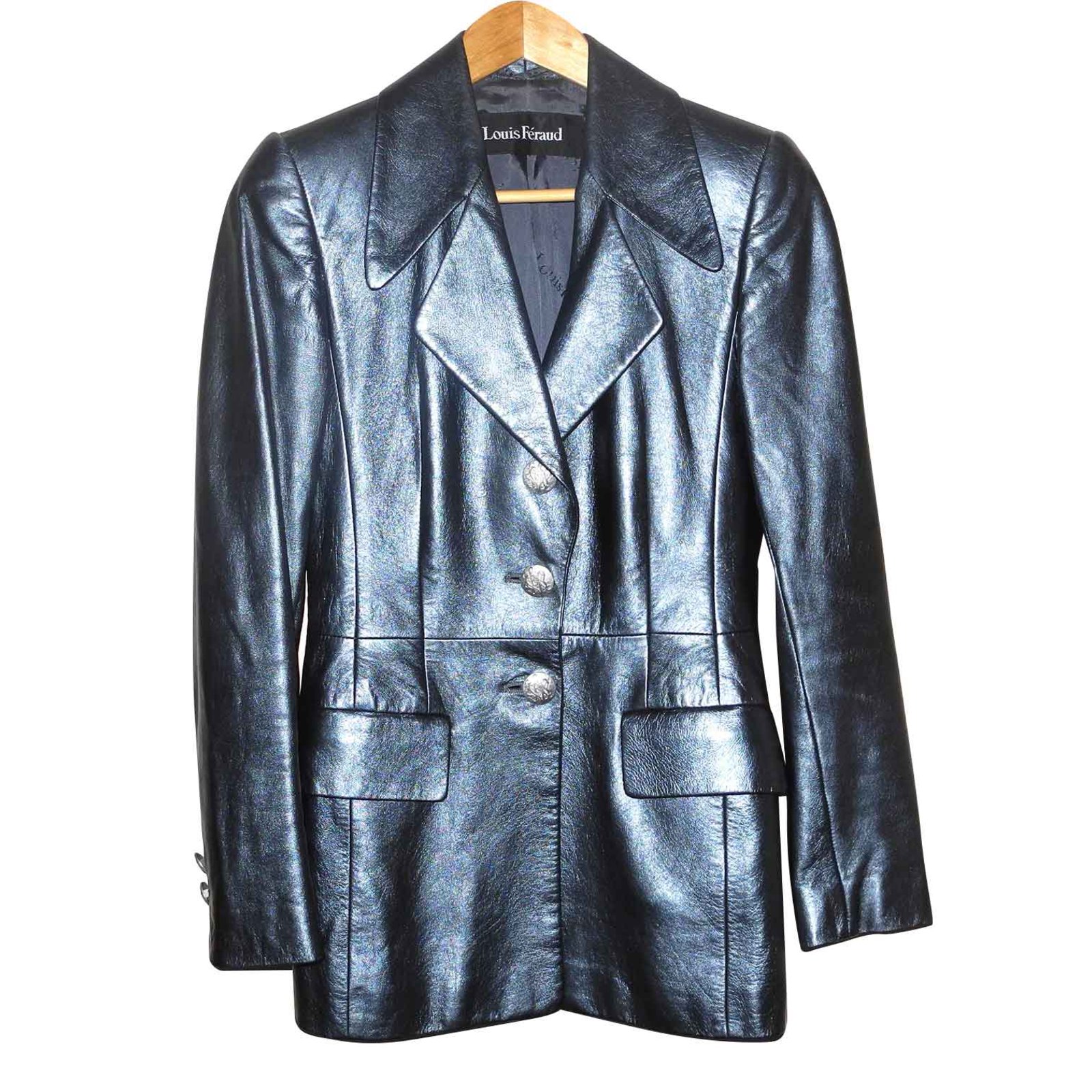Louis Vuitton Grey Leather Jacket – Savonches