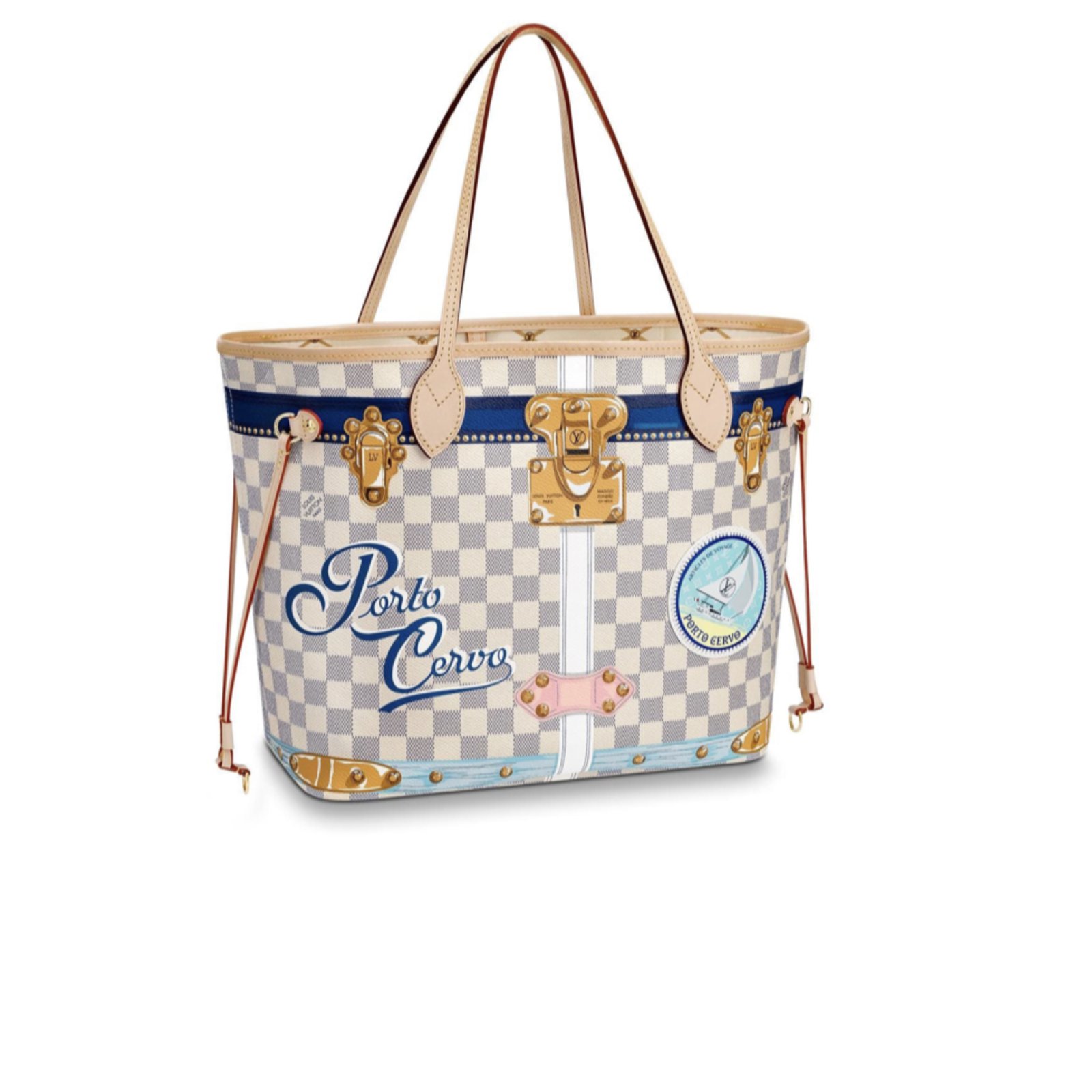 Louis Vuitton, Limited Edition Neverfull Porto Cervo Tot…