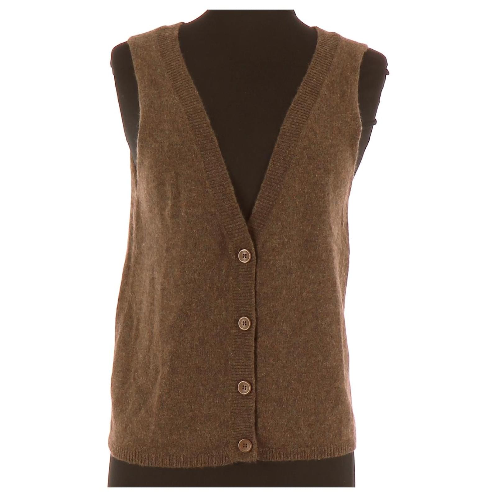 Gilet Vintage Utilitaire Outdoor – Marron, Taille XL – Idéal Pêche Et Outdoor