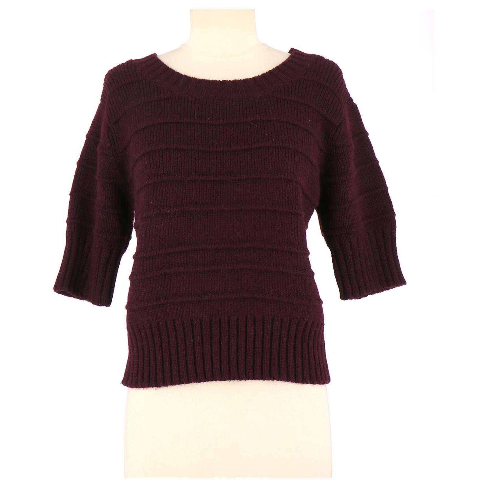 CAROLL Sweater Fuschia Wool ref.111669 - Joli Closet