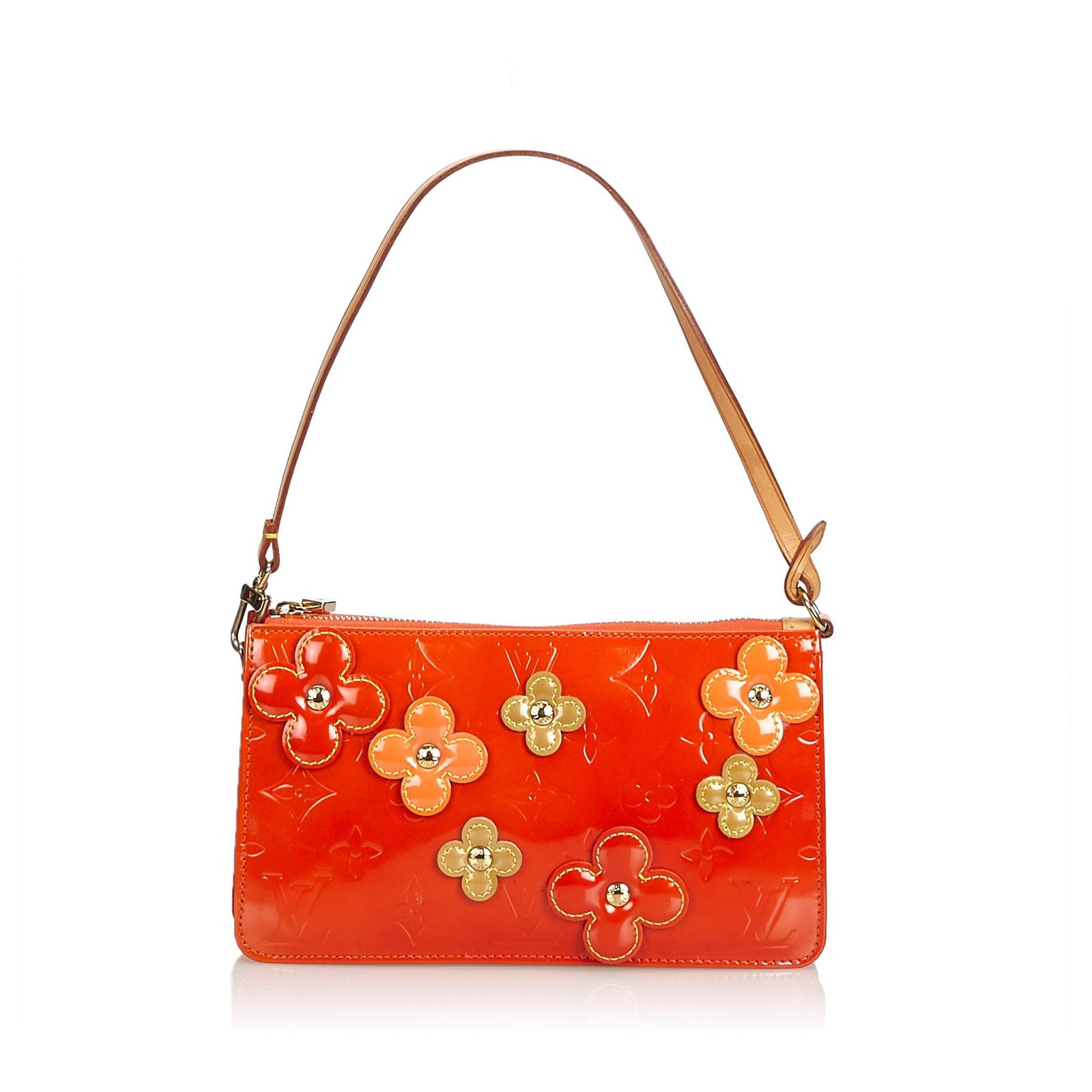 Louis Vuitton Vernis Lexington Fleurs Pochette - Handbags