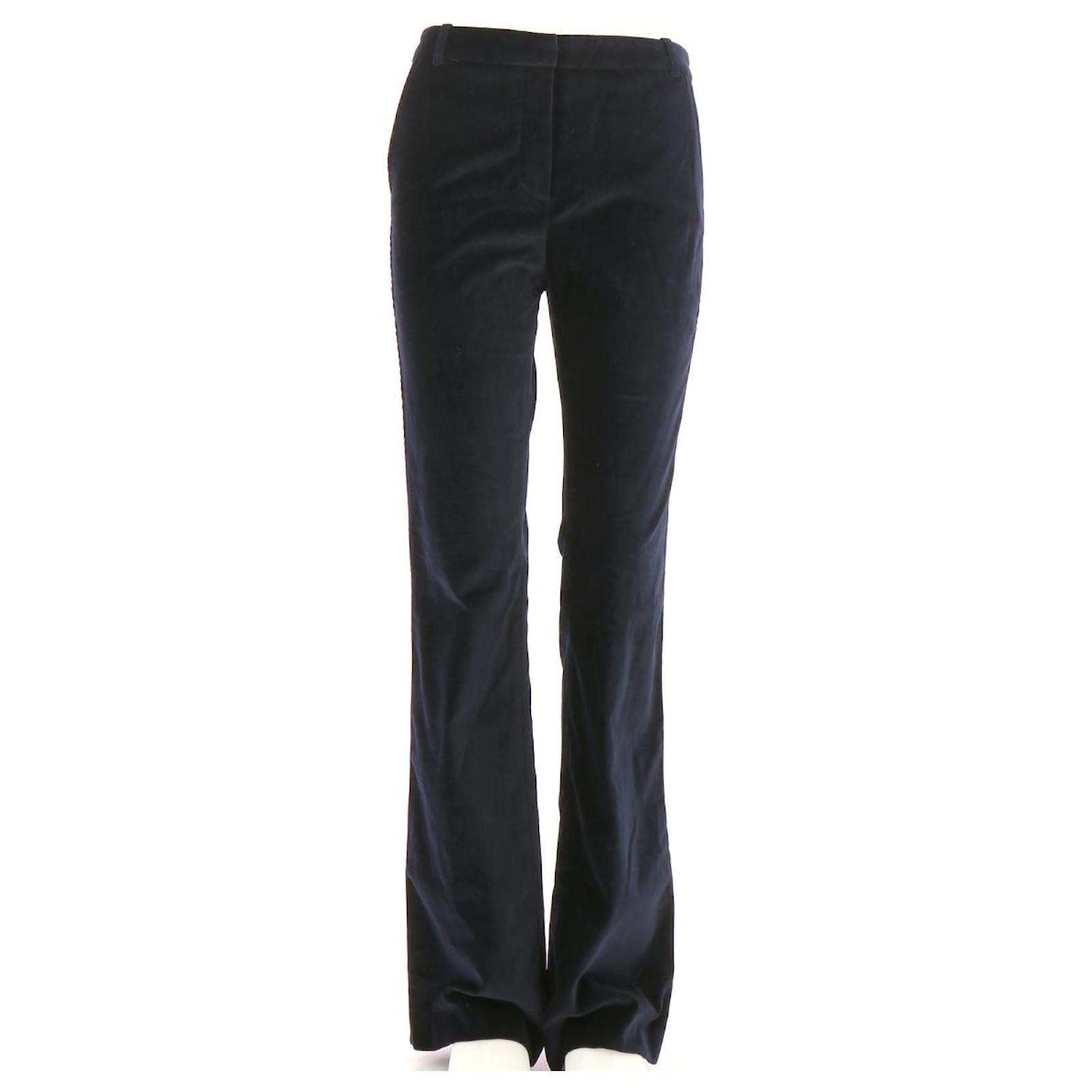 Pantalón Mujer – Caroll en Vaquero Color Negro Recto de Segunda Mano -  Ropasion