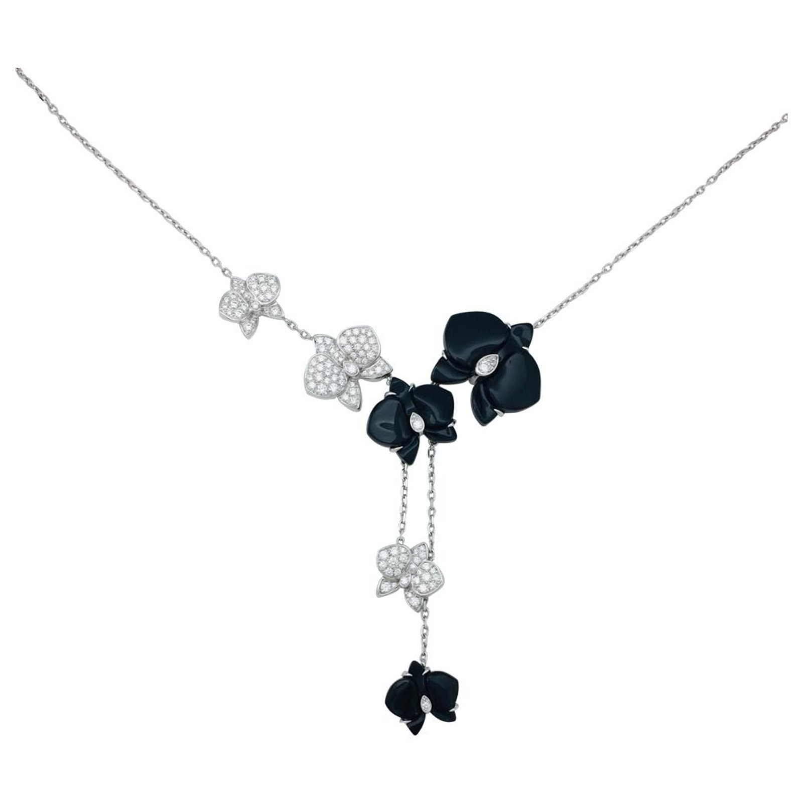 cartier orchid necklace price