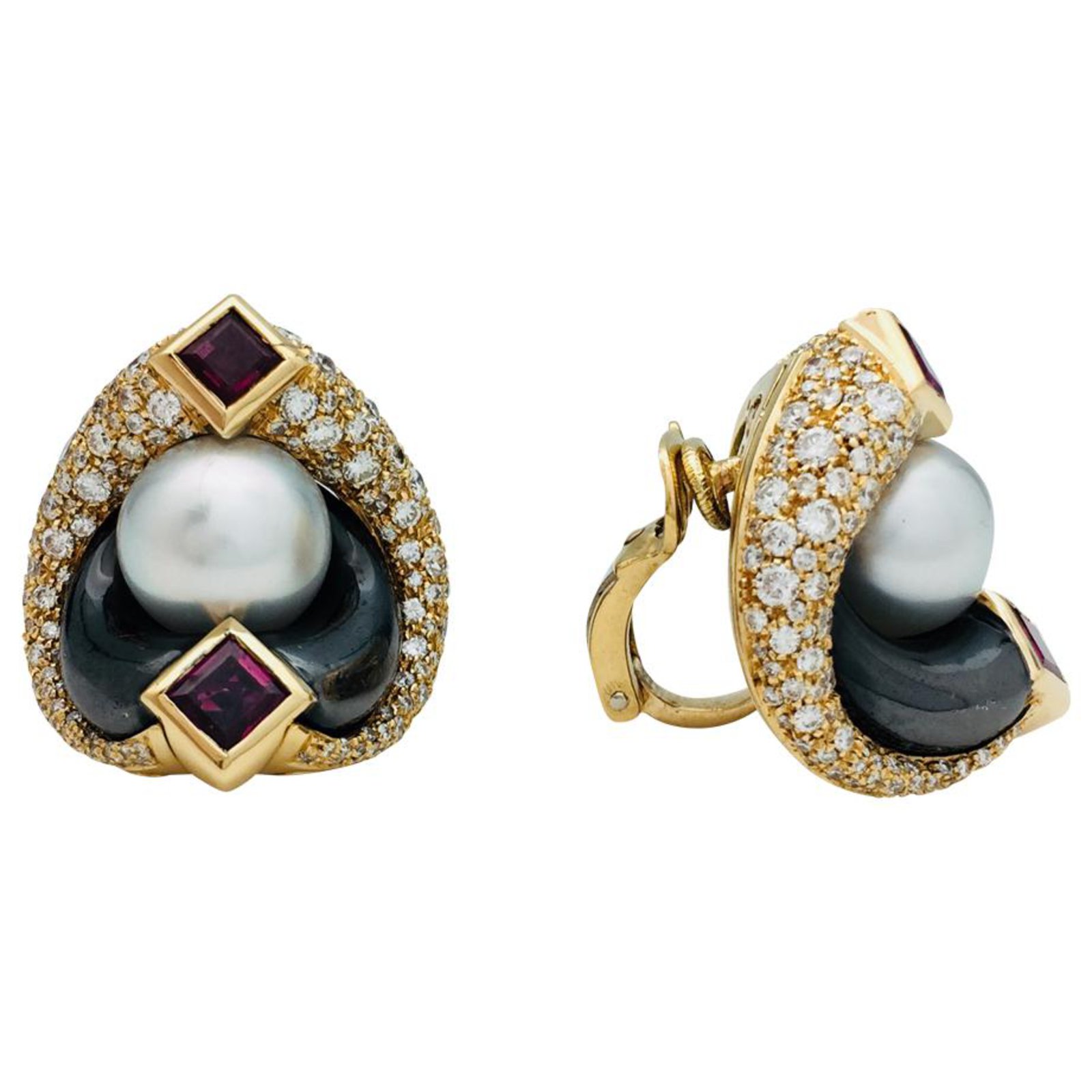pearls and diamonds