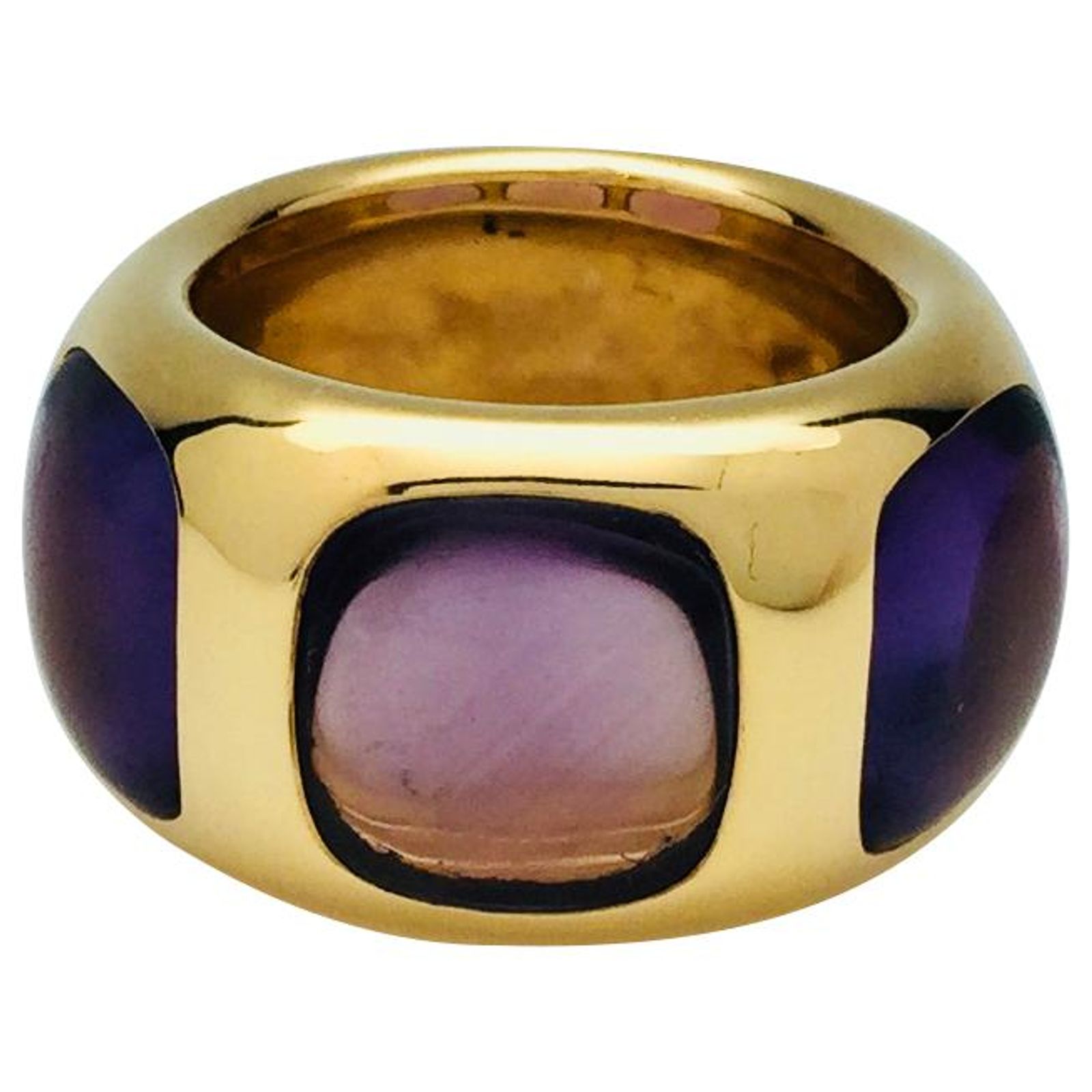 Bague Pomellato Iconique En Or Jaune - Bijou De Créateur, Occasion, Pièce Signature
