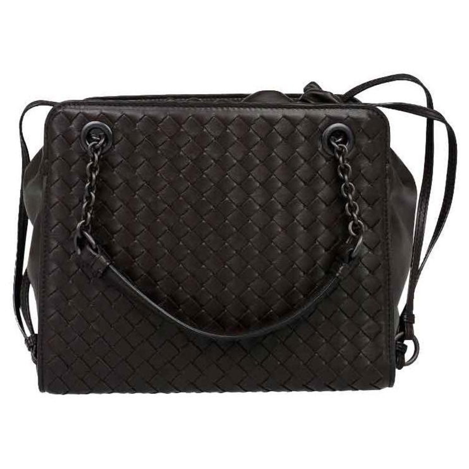 Bottega Veneta Sac en cuir Marron ref.113702 - Joli Closet