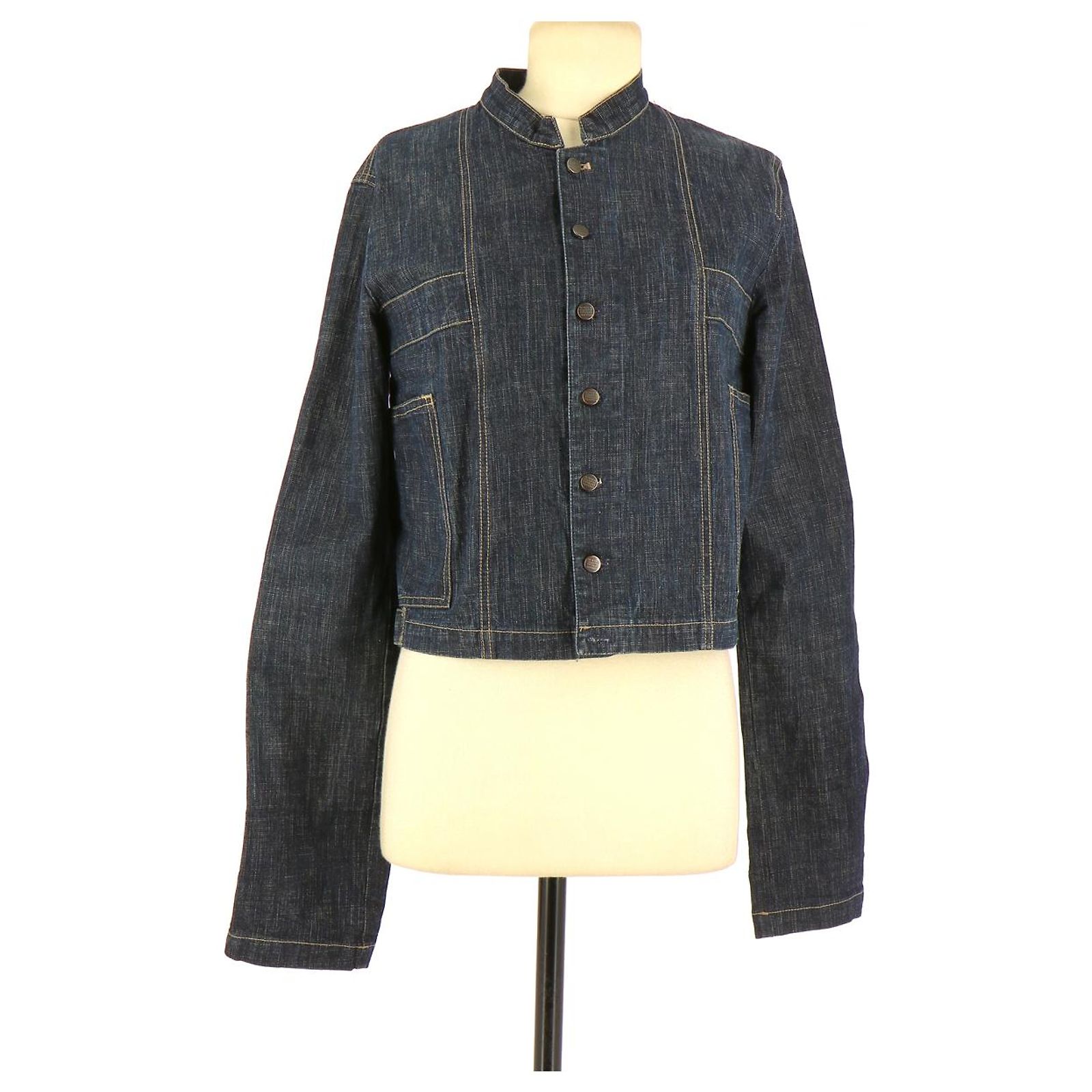 Pantacourt Marithé François Girbaud - Taille 36, Couleur Beige Gris, Occasion Très Bon état