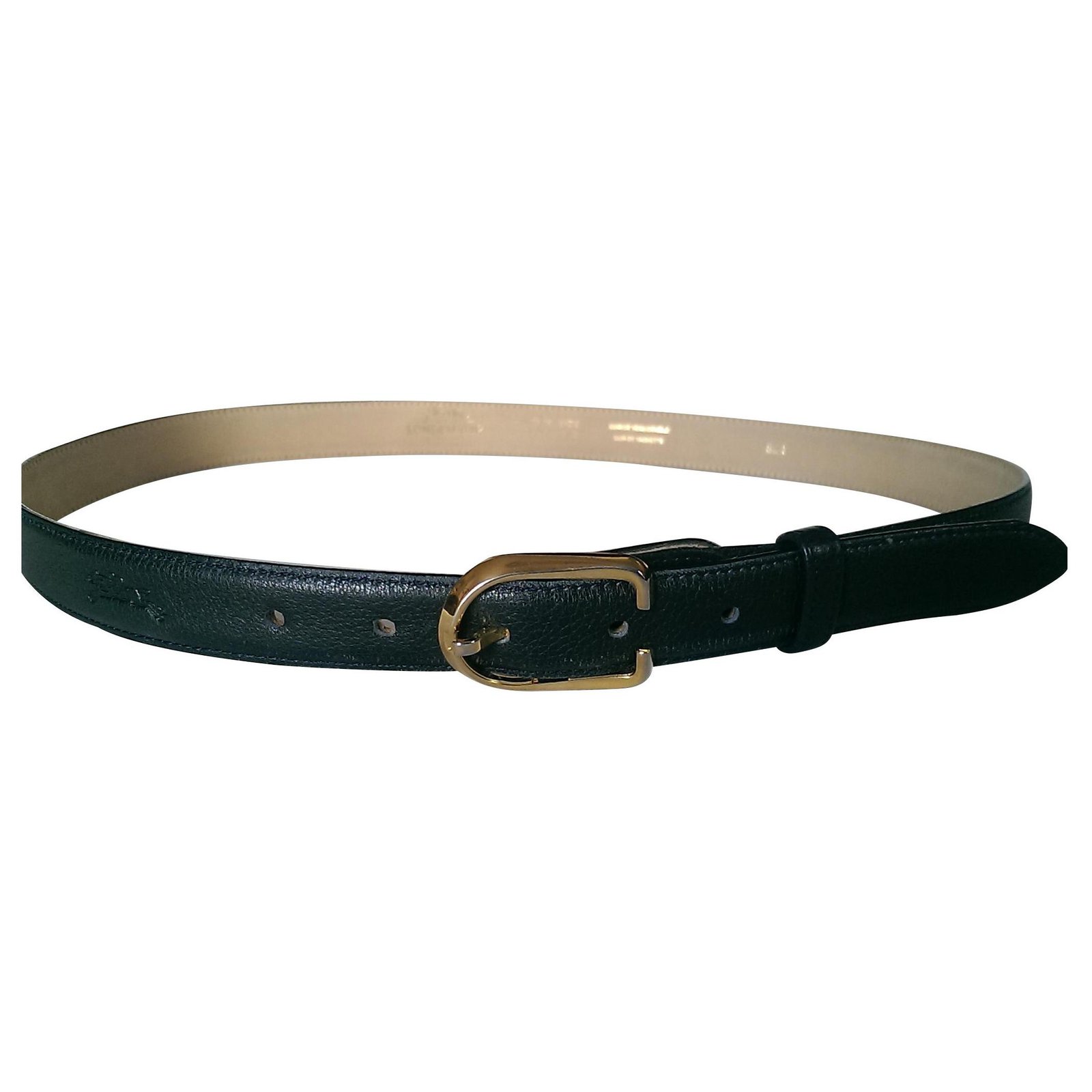 Longchamp Belts Belts Leather Black ref 