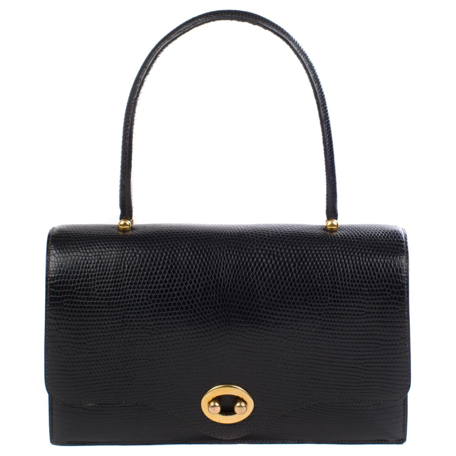 hermes black bolsa with lock