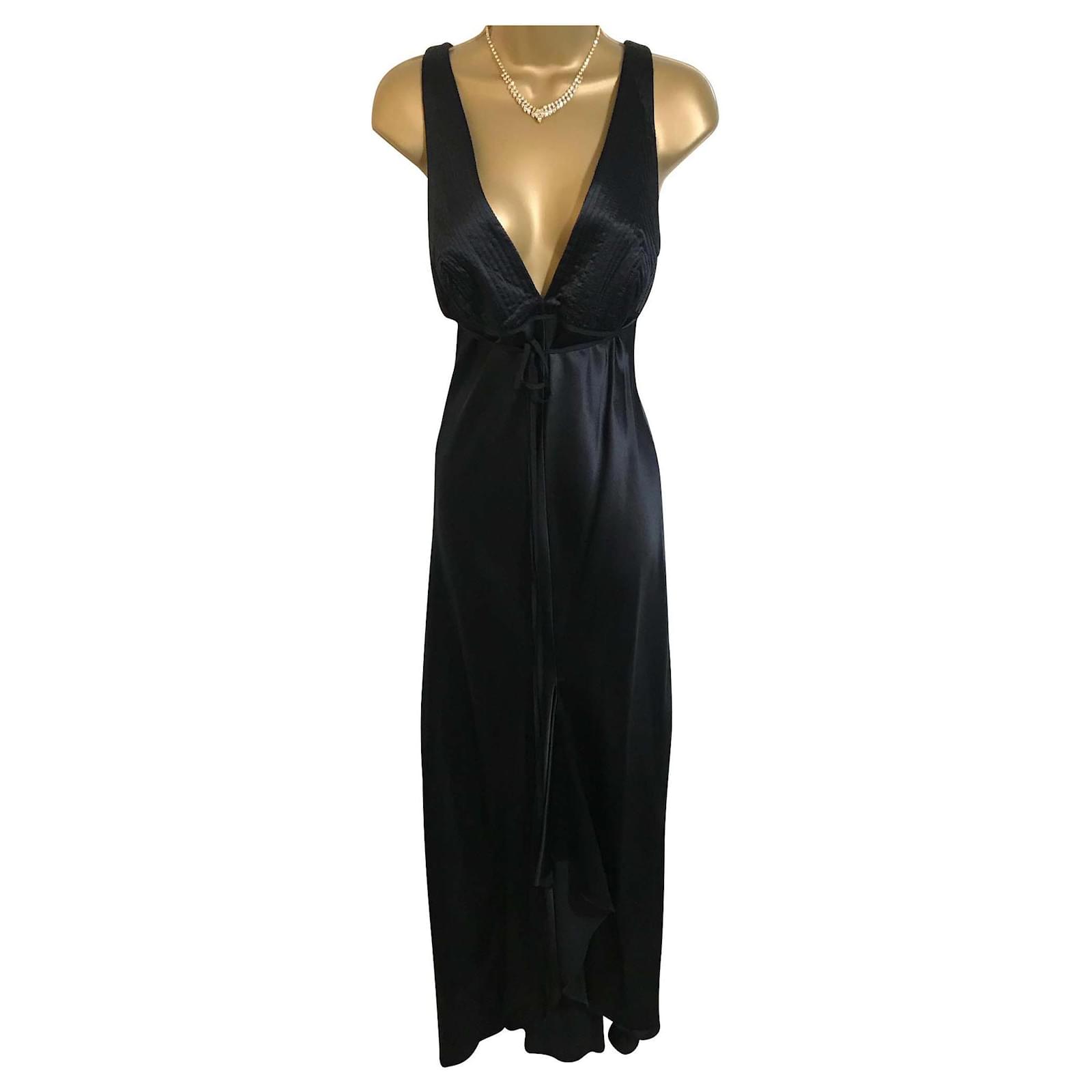 Amanda Wakeley Dresses Black Silk ref.JC115368 (Sold) - Joli Closet Amanda Wakeley Dresses Black Silk ref.JC115368 (Sold) - Joli Closet