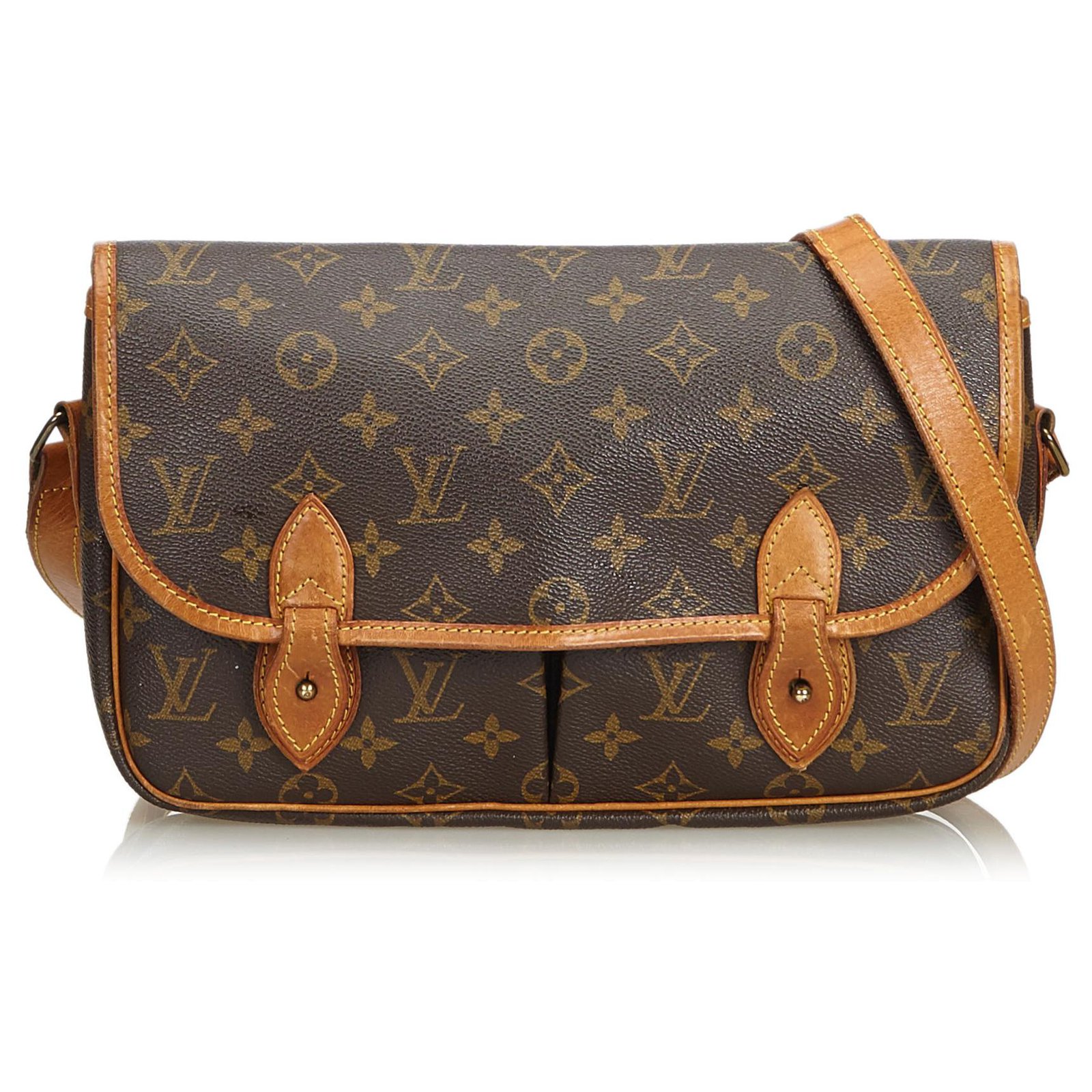 Louis Vuitton, Bags, Louis Vuitton Sac Gibeciere Mm Monogram Coated  Canvas Shoulder Bag 26602