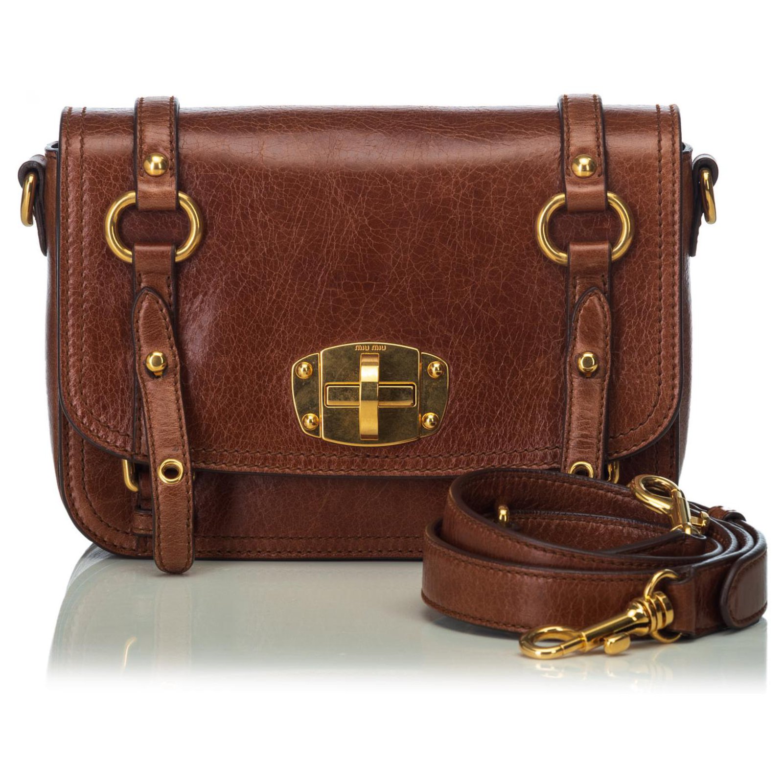 MIU MIU Brown Crossbody Bags for Women