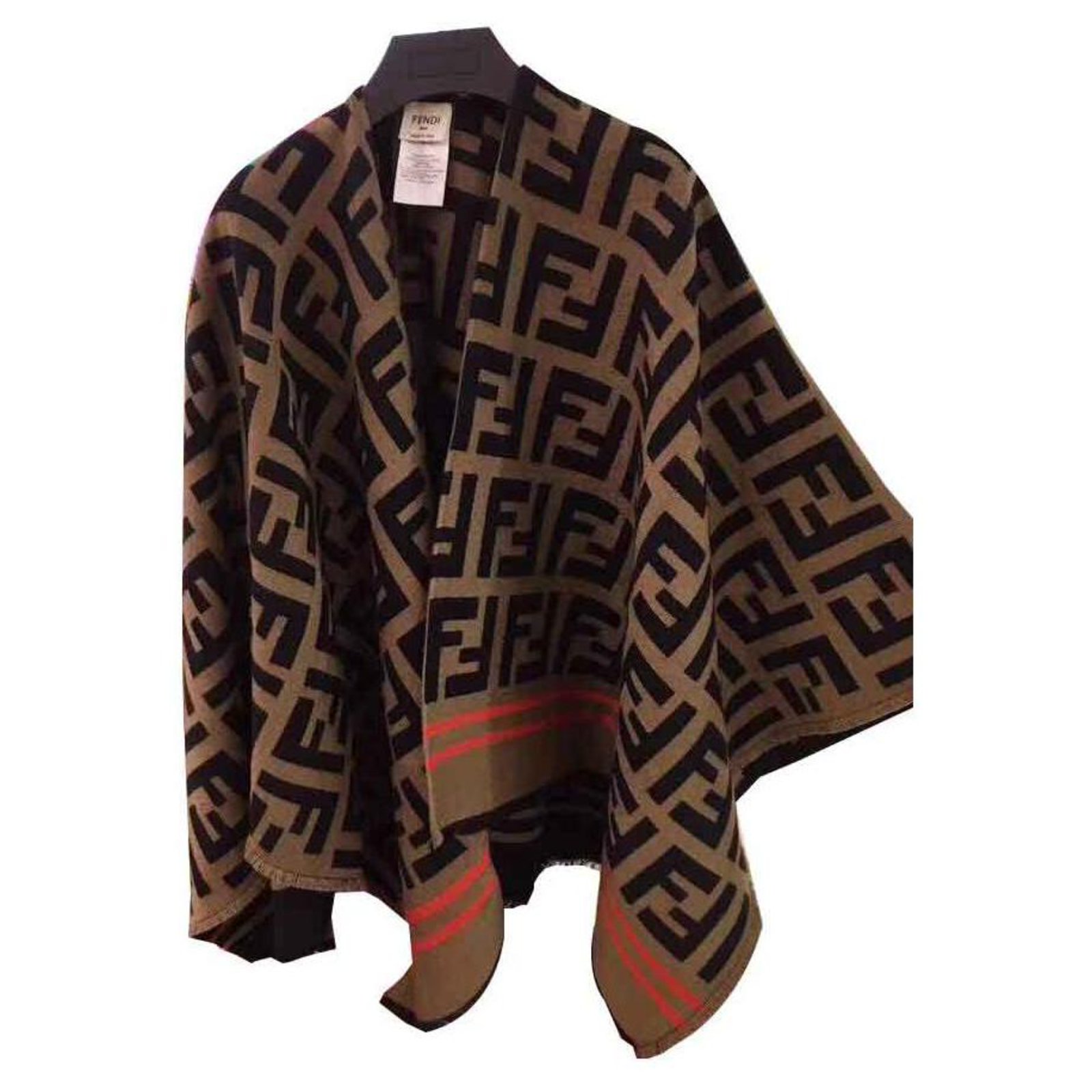 fendi poncho