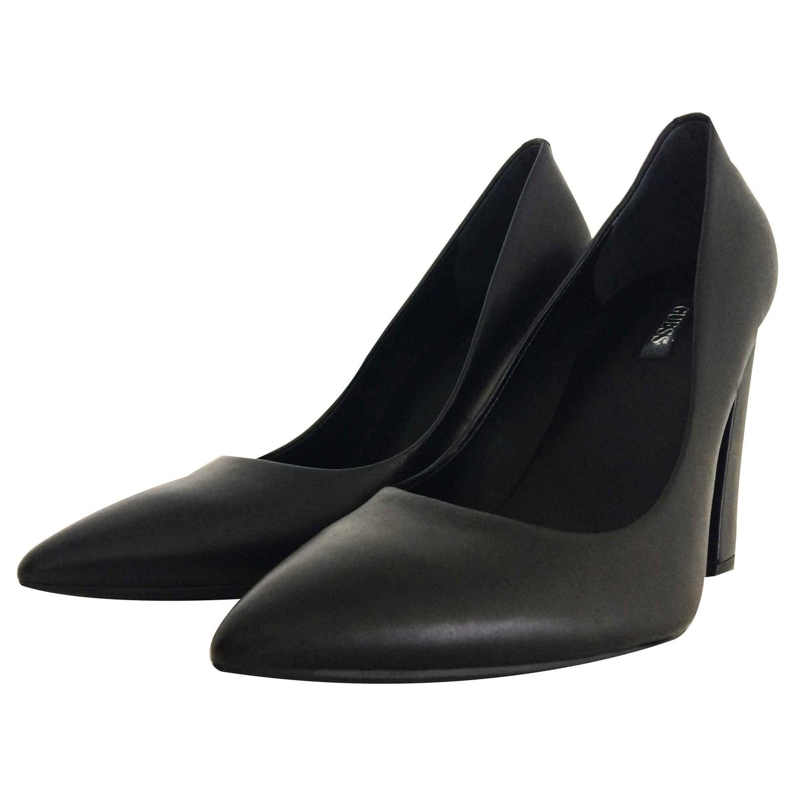 guess heels black