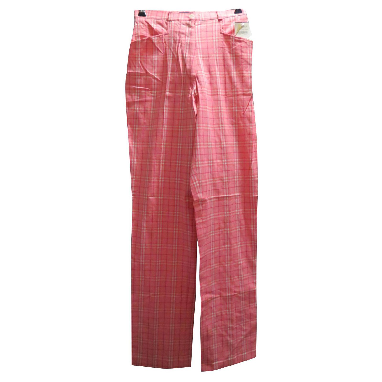 burberry pants womens red