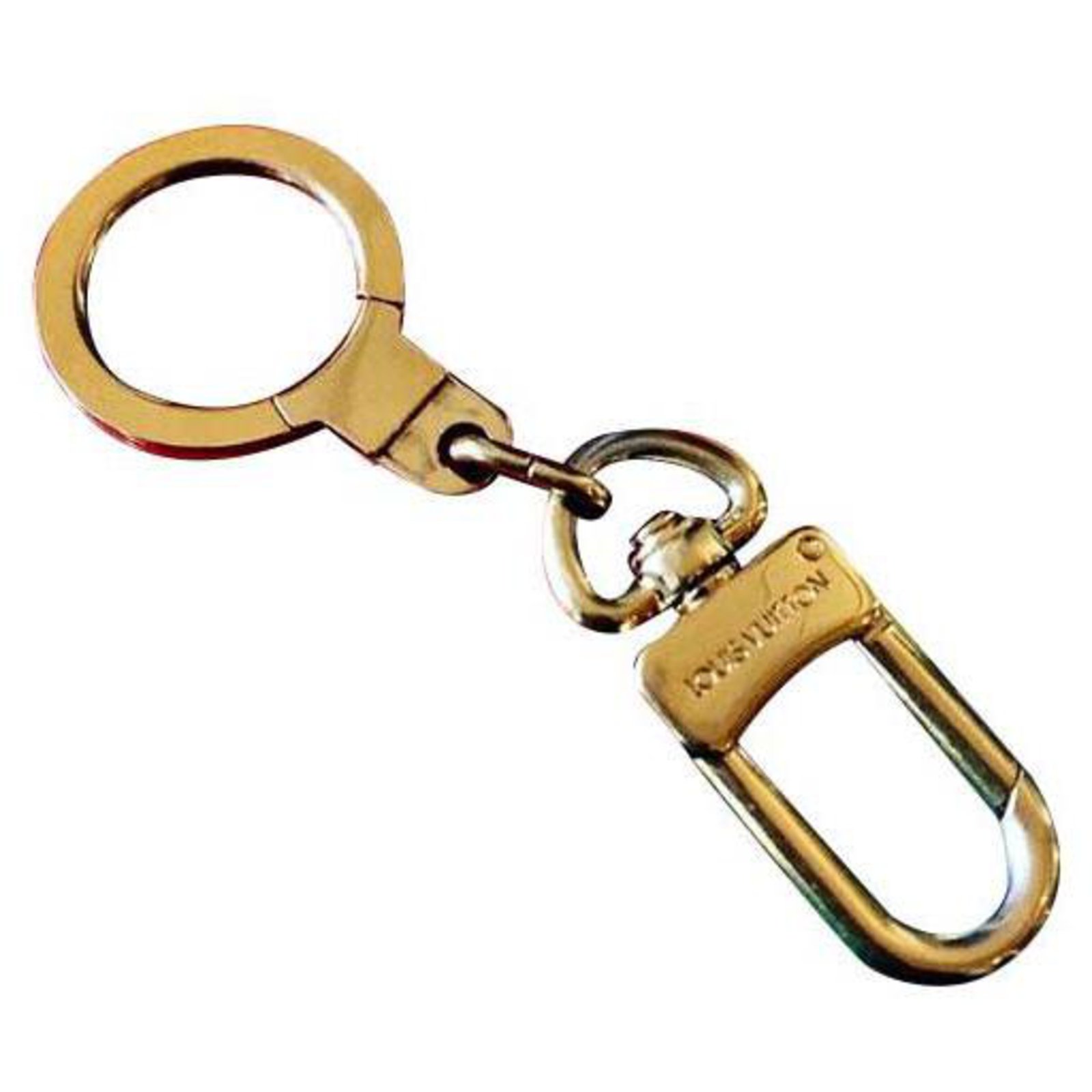 Louis Vuitton key ring Golden Steel ref.117421 - Joli Closet