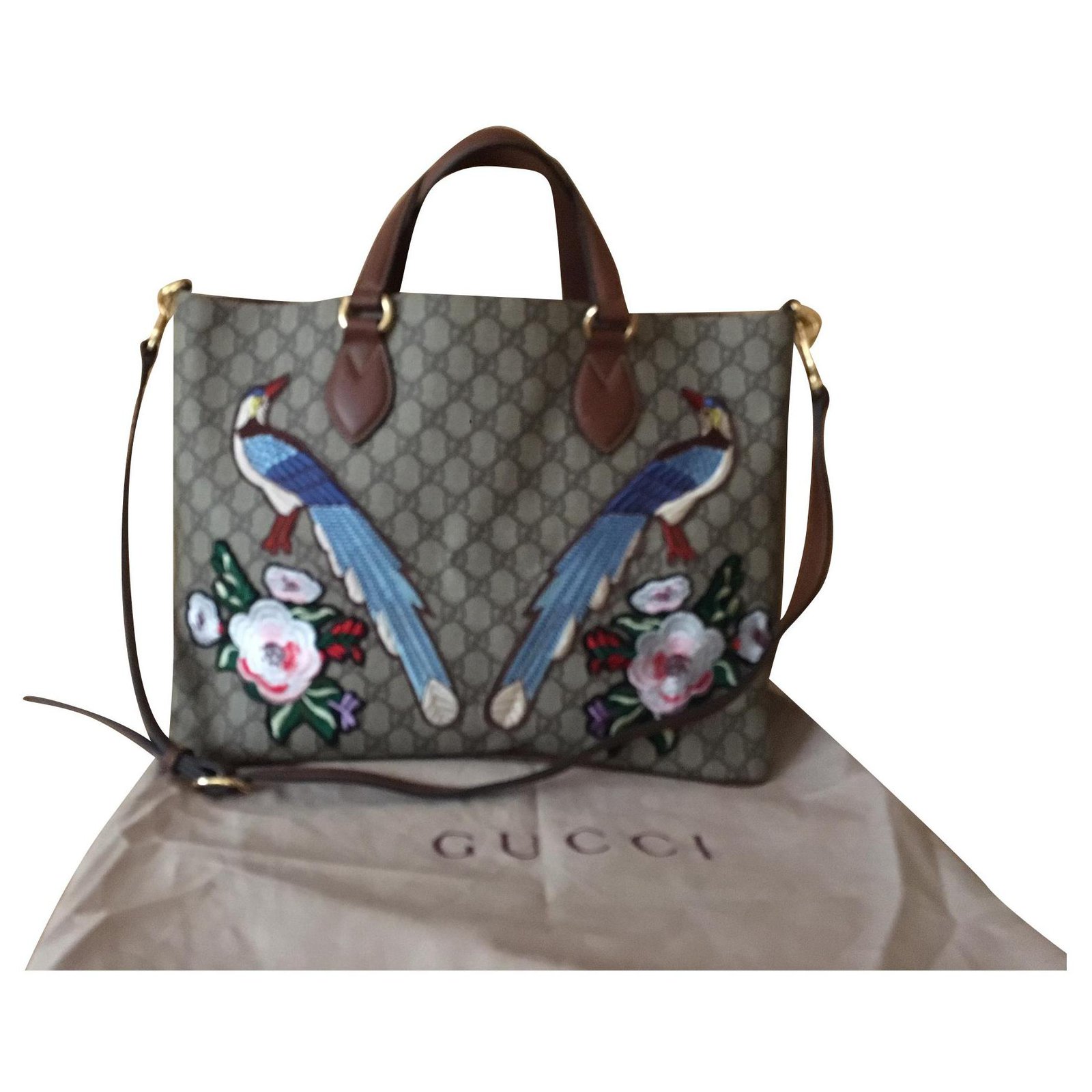 gucci bag with birds