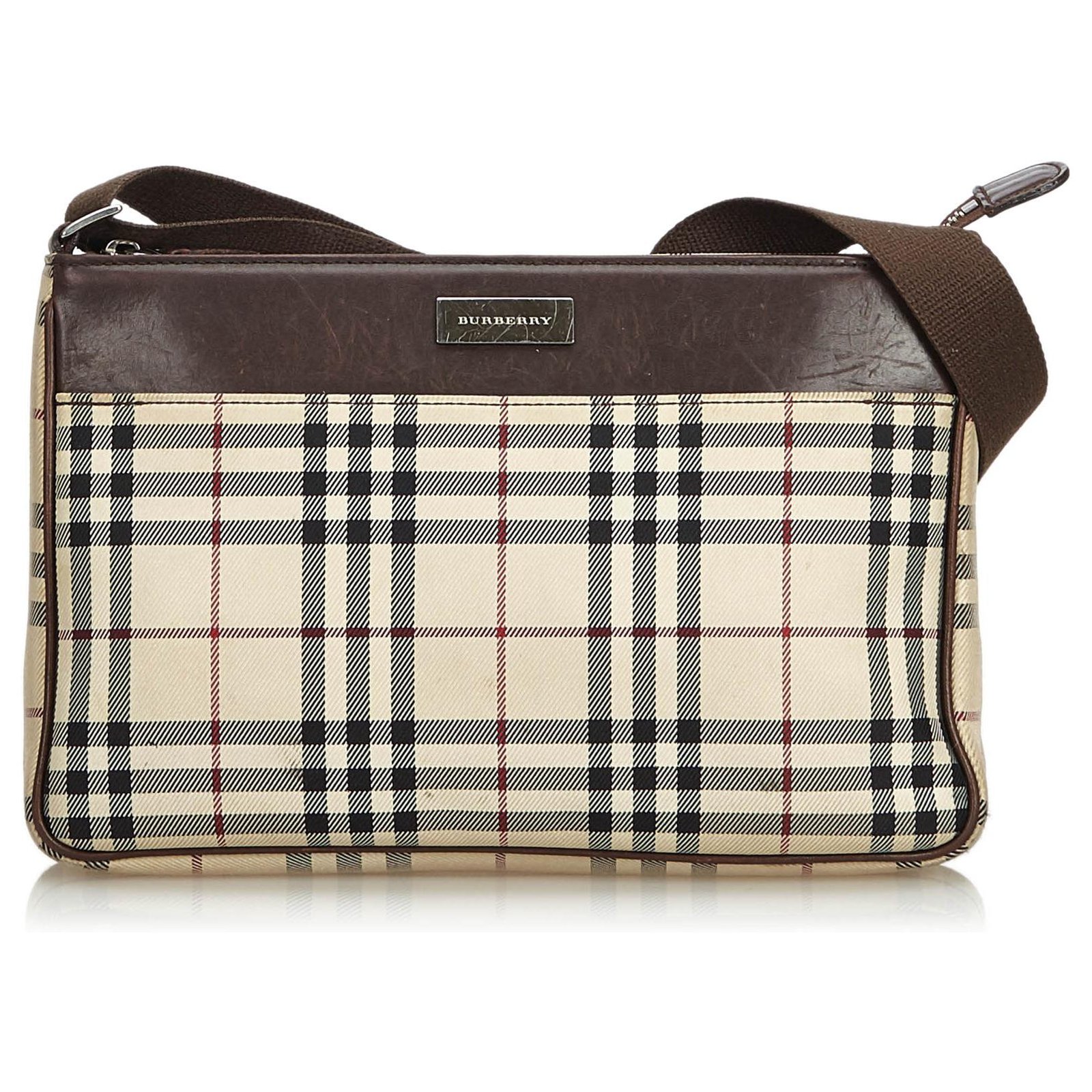 Burberry plaid outlet crossbody