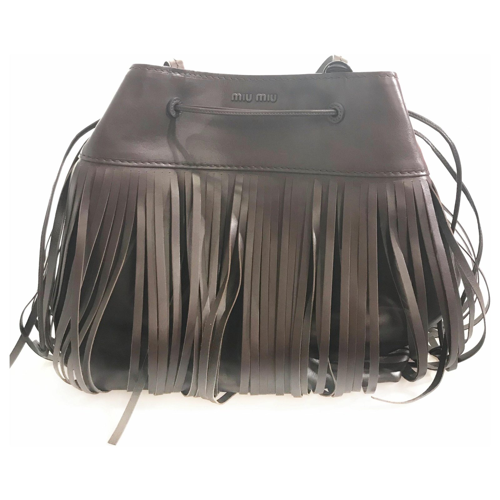 miu miu fringe bag