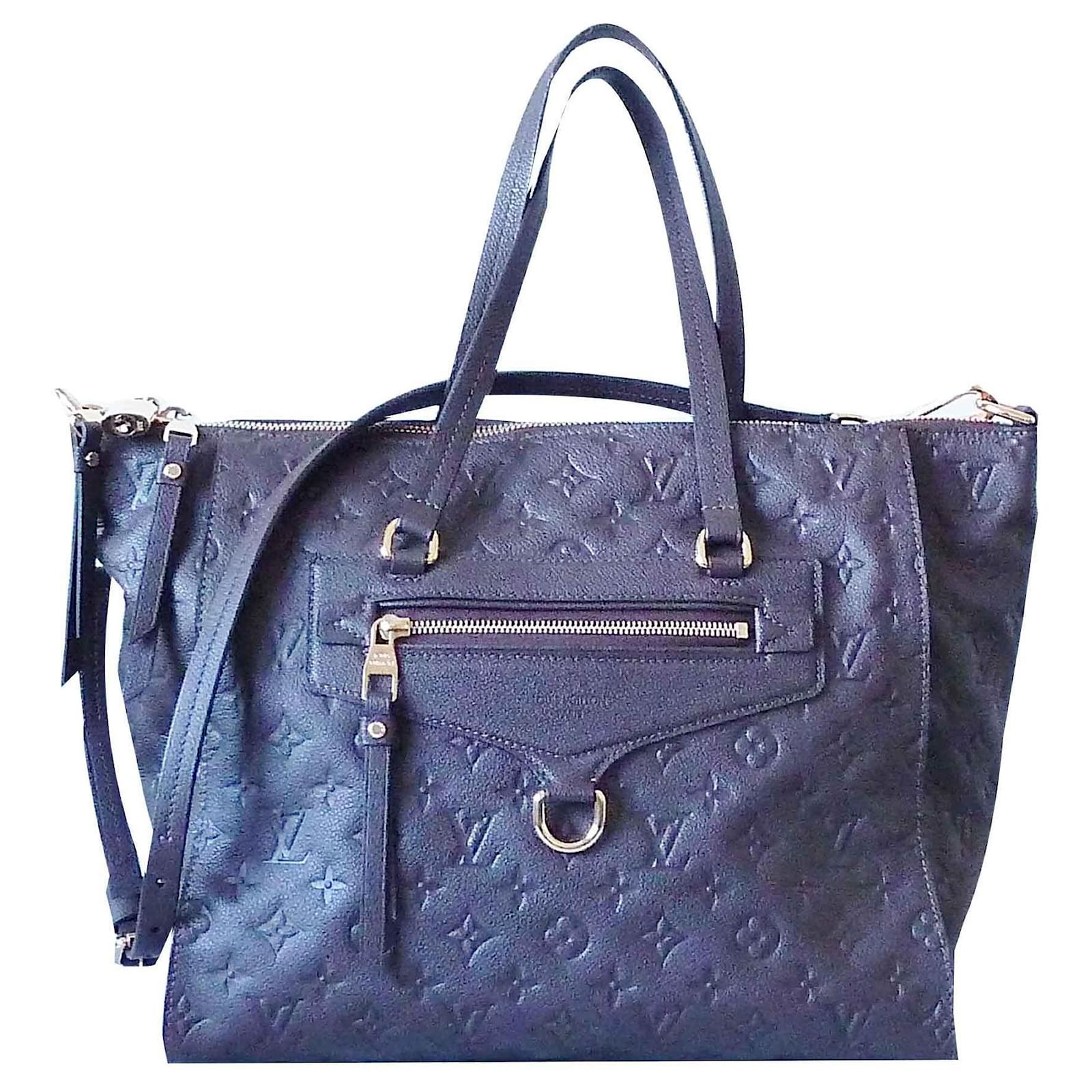 Lumineuse Louis Vuitton Impronta illuminata del monogramma Marrone scuro  Pelle ref.117778 - Joli Closet