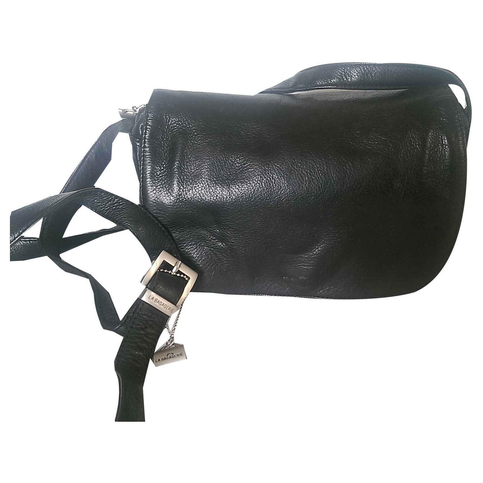 La Bagagerie Handbags Black Leather ref.117975 Joli Closet