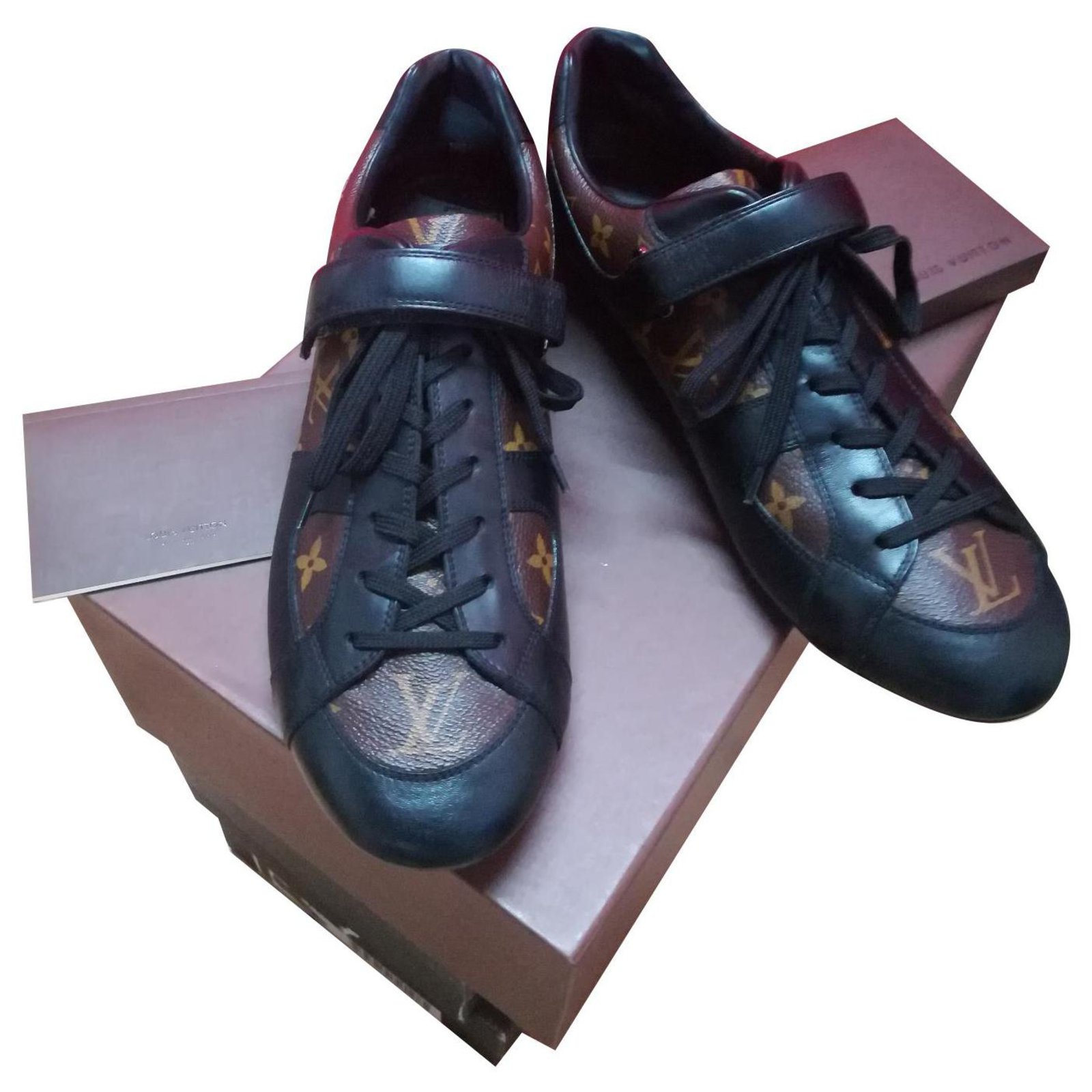 Beverly hills leather low trainers Louis Vuitton Black size 41 EU