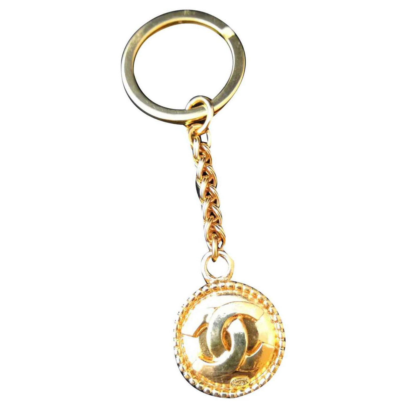 Superb Chanel bag jewel keychain Golden Steel ref.118476 - Joli Closet