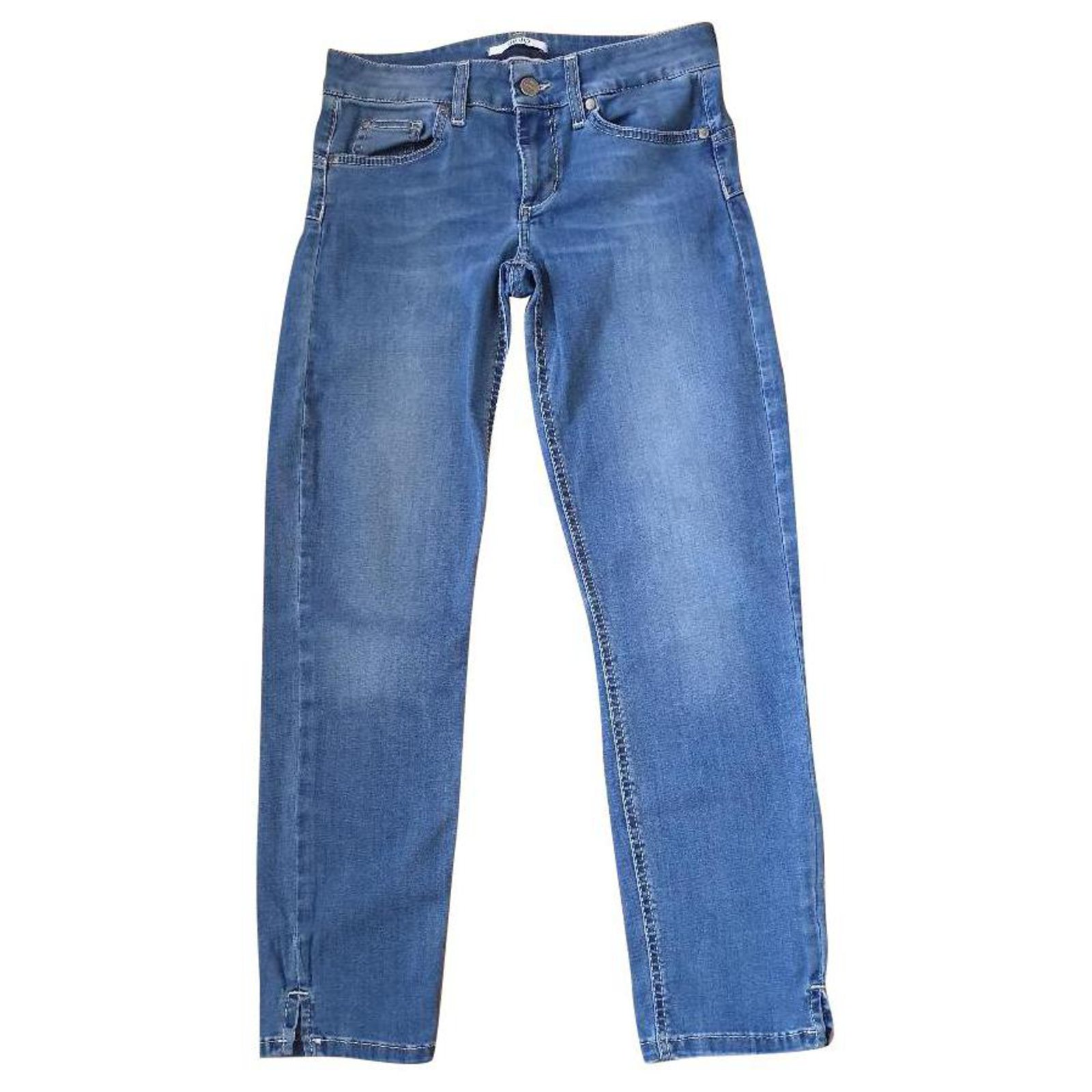 Femme Vêtements Jeans Jeans skinny Pantalon Coton Liu Jo en coloris Bleu 