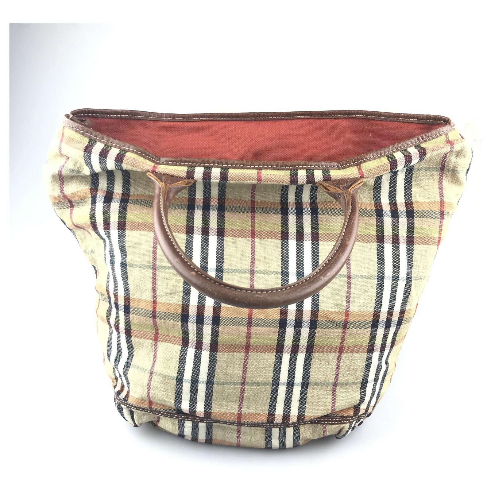 burberry house check tote