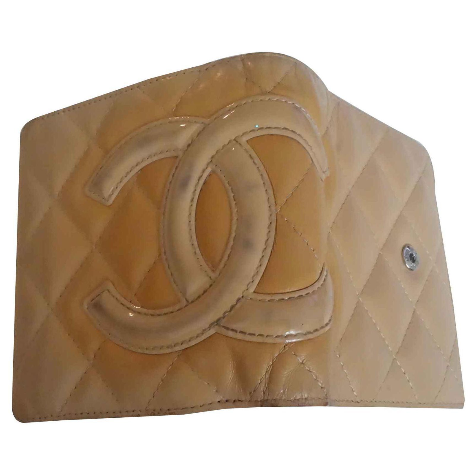 Chanel Cambon wallet Beige Leather  - Joli Closet