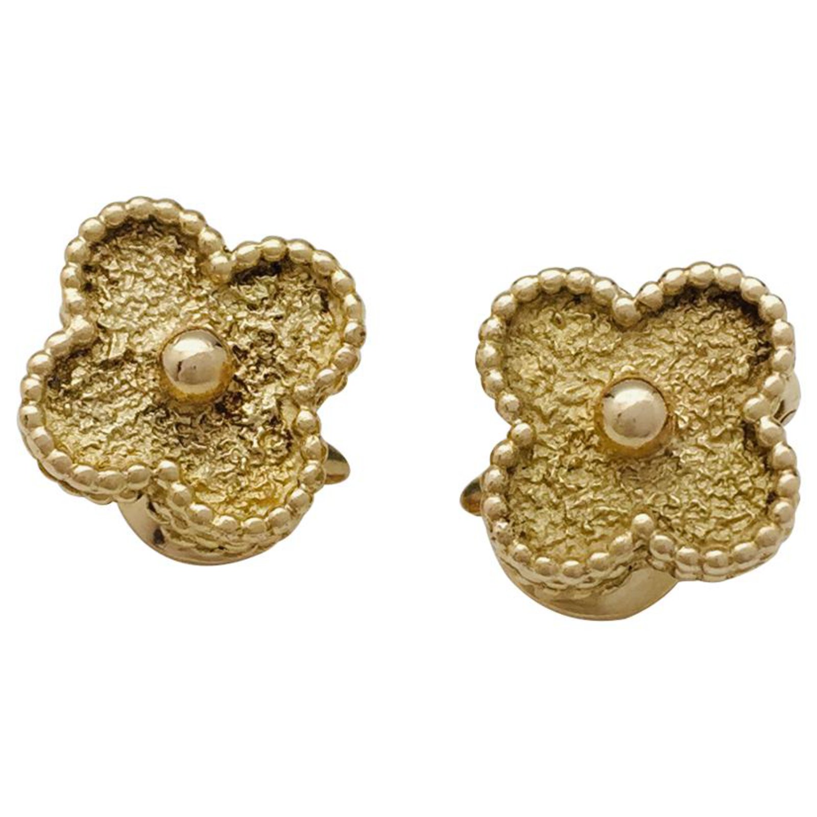 van cleef vintage alhambra earrings