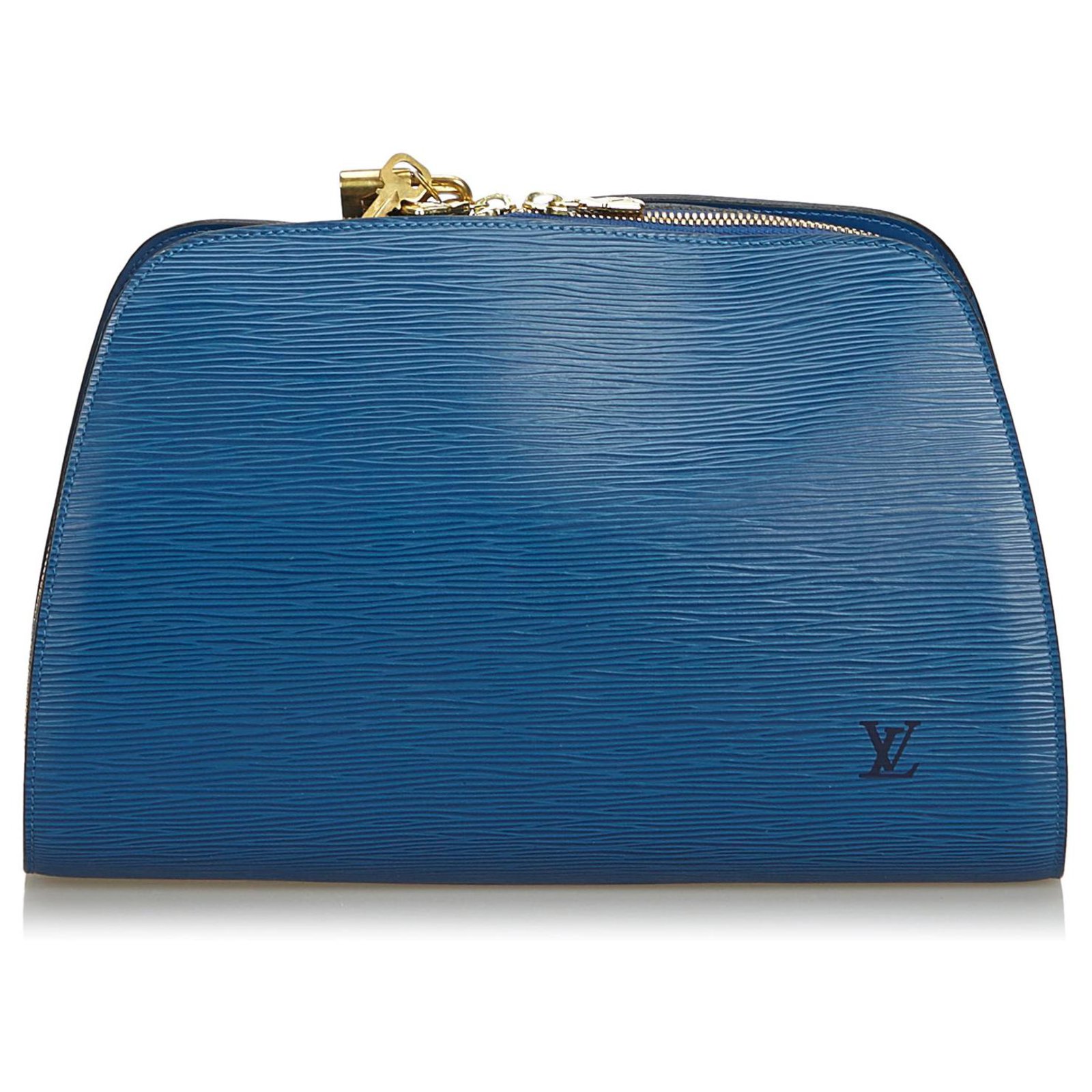 Louis Vuitton Epi Cosmetic Case PM - Blue Cosmetic Bags