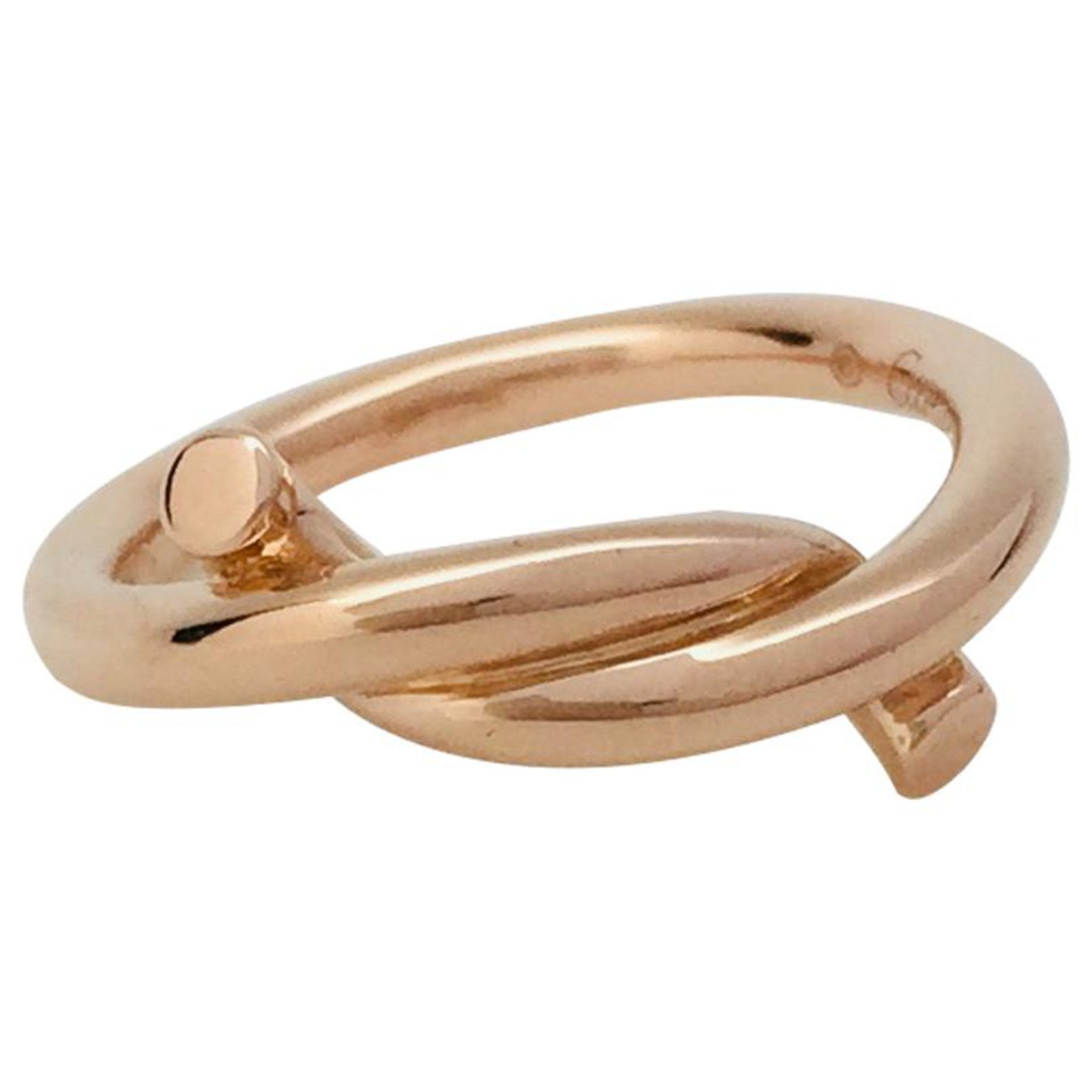 cartier pink gold rings